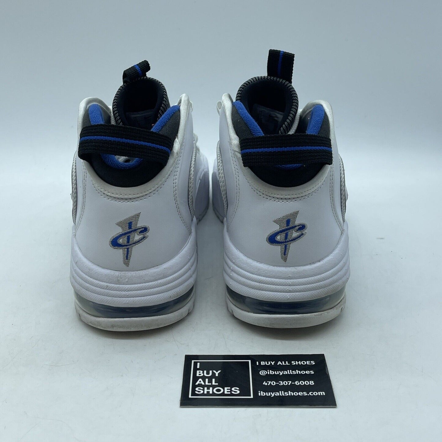 Size 10 - Nike Air Max Penny 1 2022 Home White Blue Suede Leather (DV0684-100)