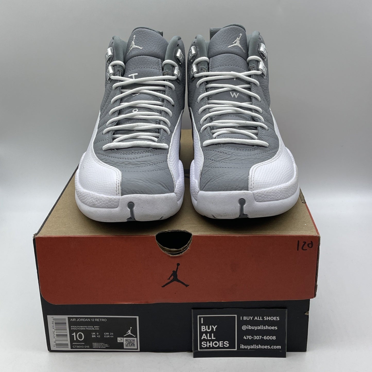 Size 10 - Air Jordan 12 Stealth 2022 (CT8013-015)