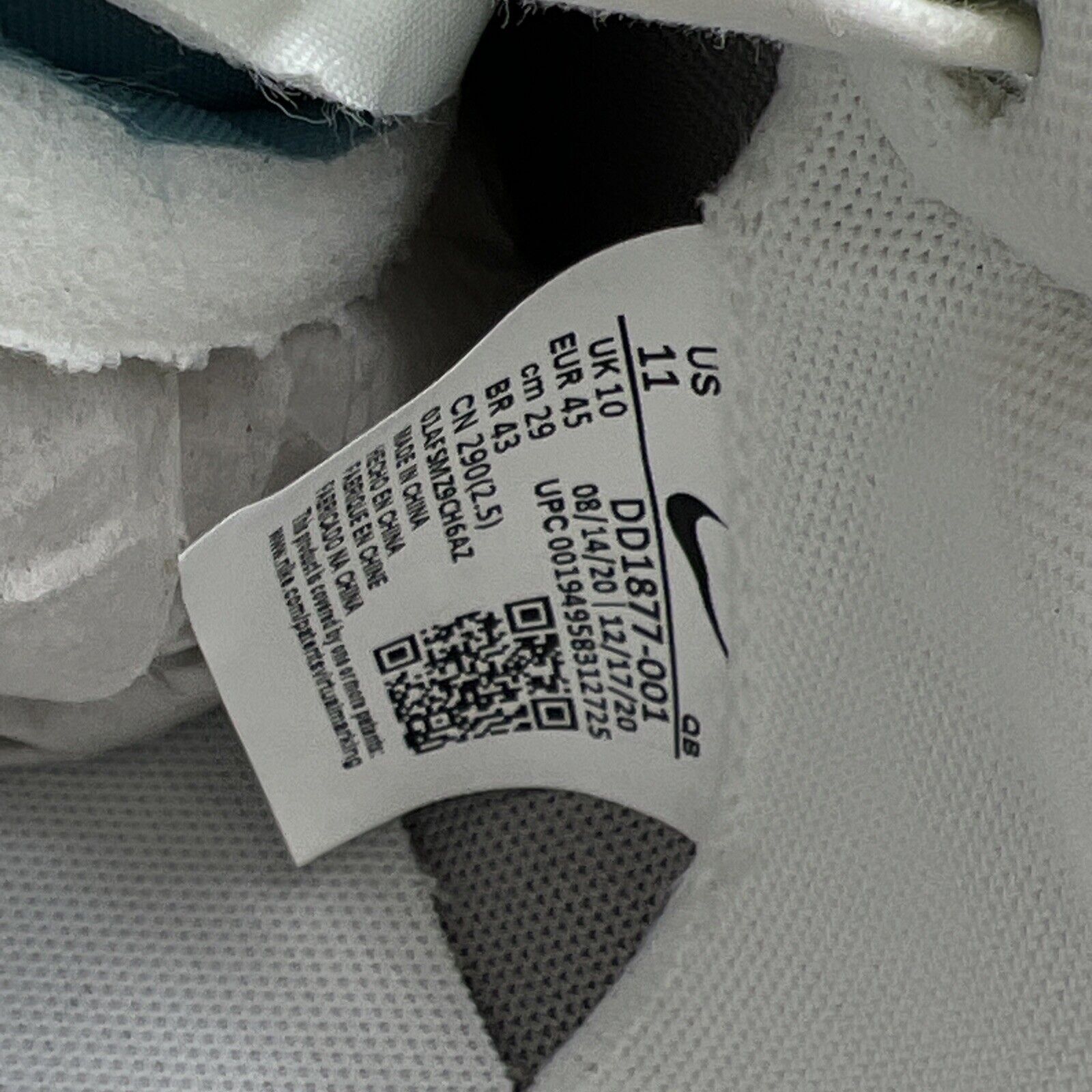 Size 11 - Nike sacai x Blazer Low Classic Green (DD1877-001)