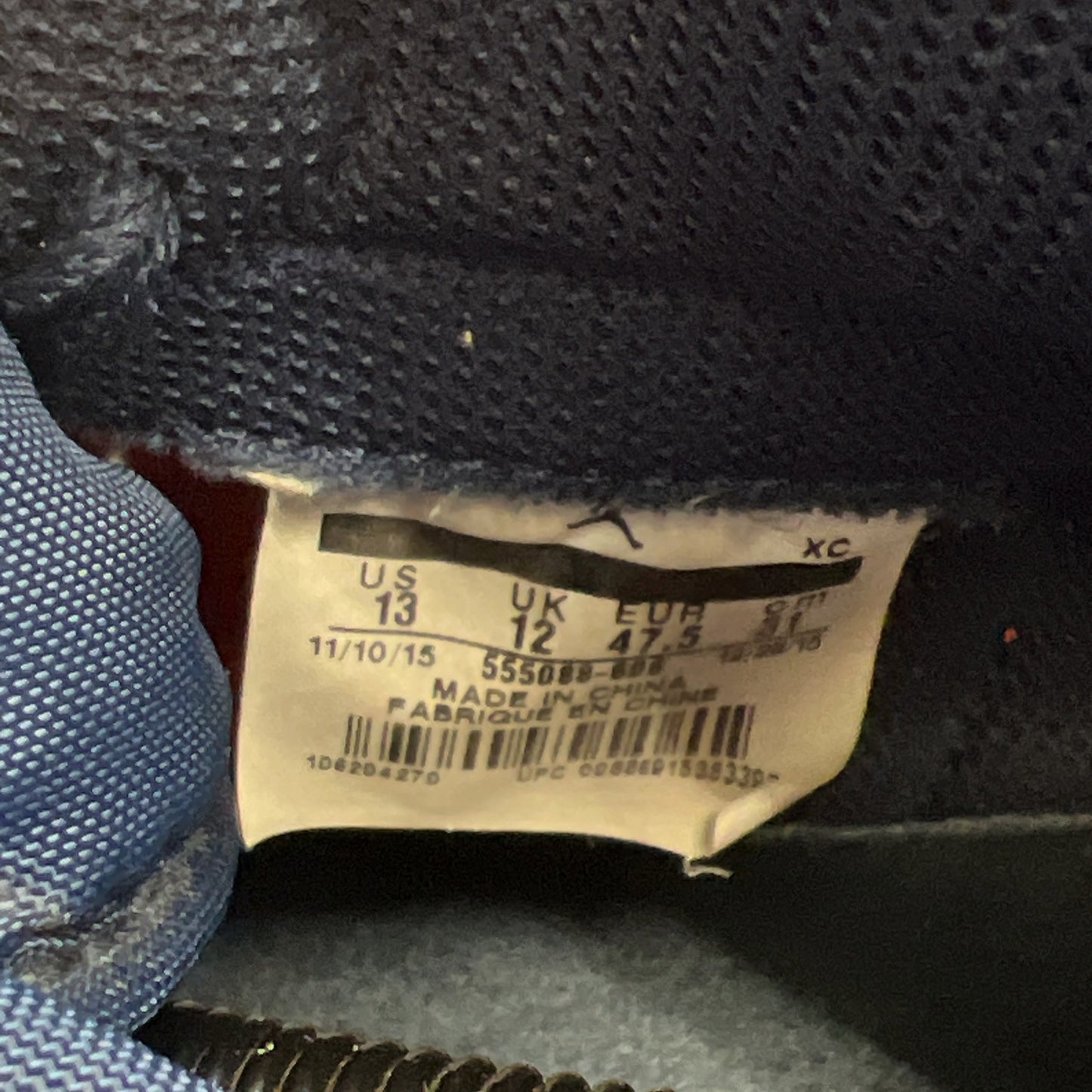 Size 13 - Air Jordan 1 Retro OG High David Letterman (555088-606)