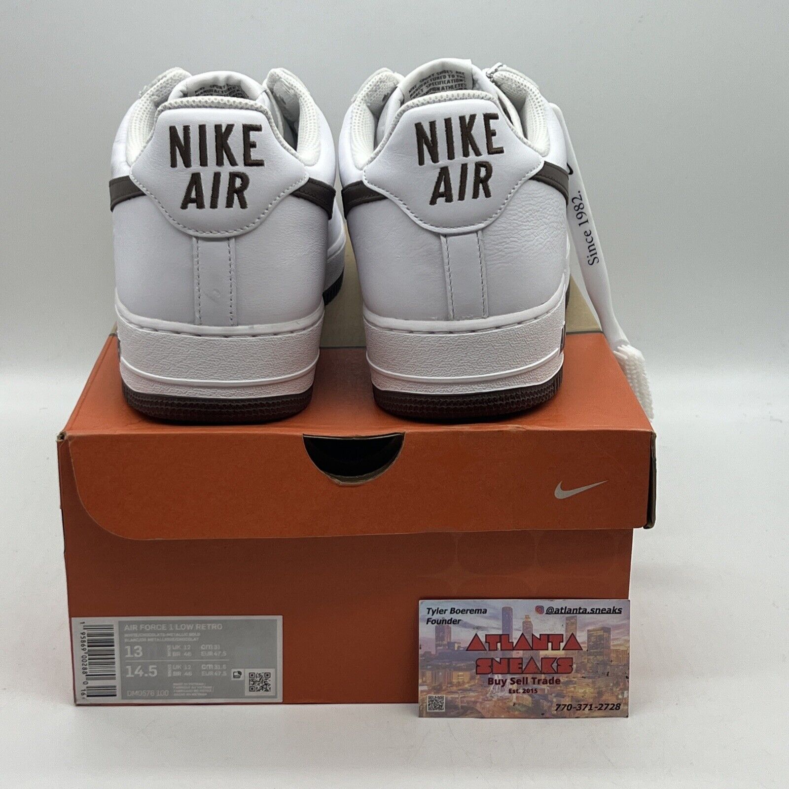 Size 13 - Nike Air Force 1 Low Retro White Brand New Og All