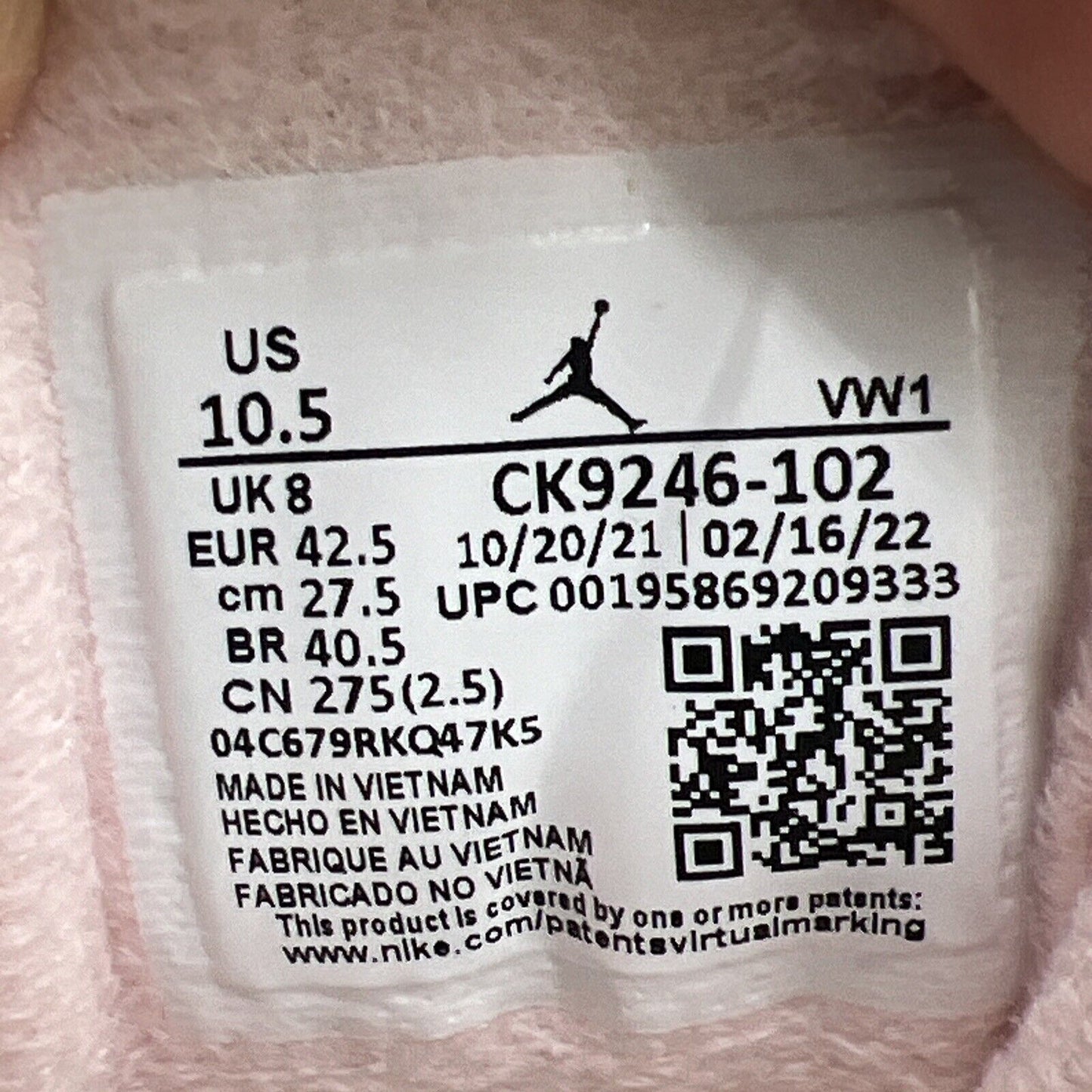 Size 10.5W - Air Jordan 3 Retro Neapolitan Pink Brown White Leather (CK9246-102)