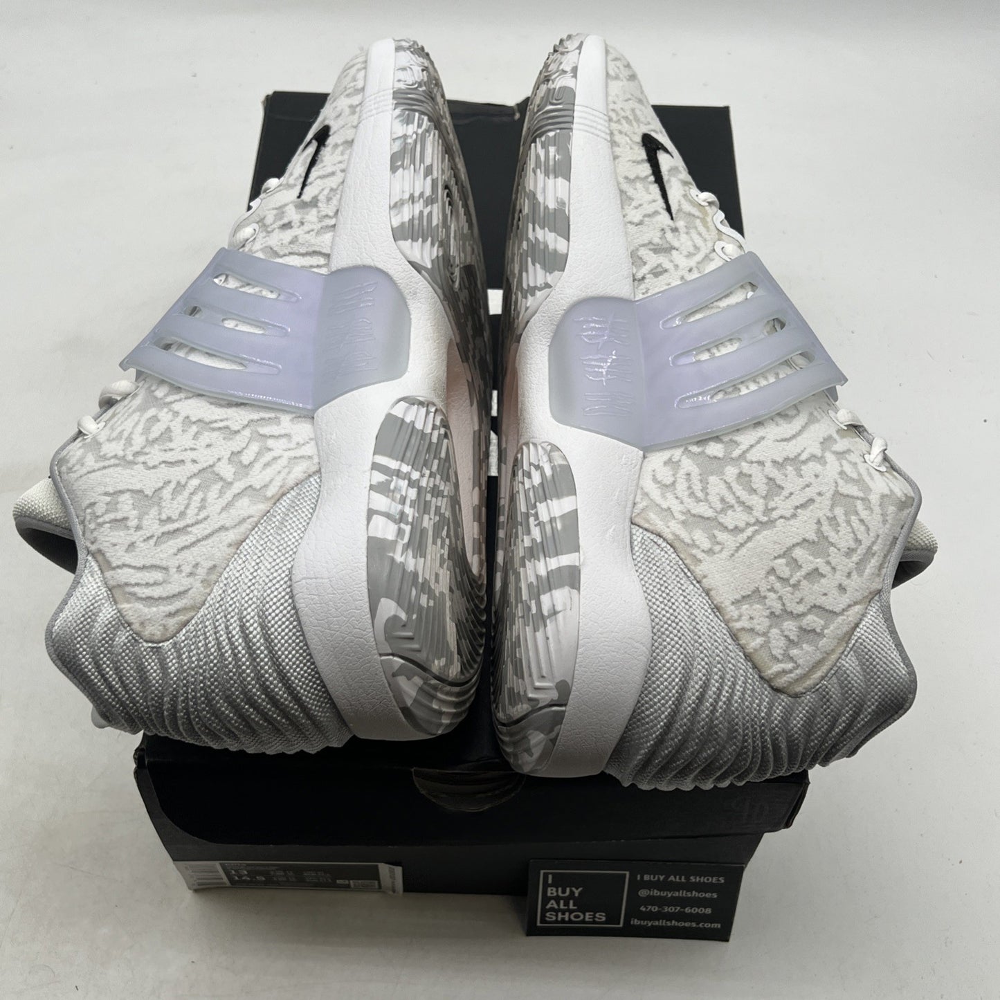 Size 13 - Nike KD 14 'Home' White Wolf Grey (CW3935-100)