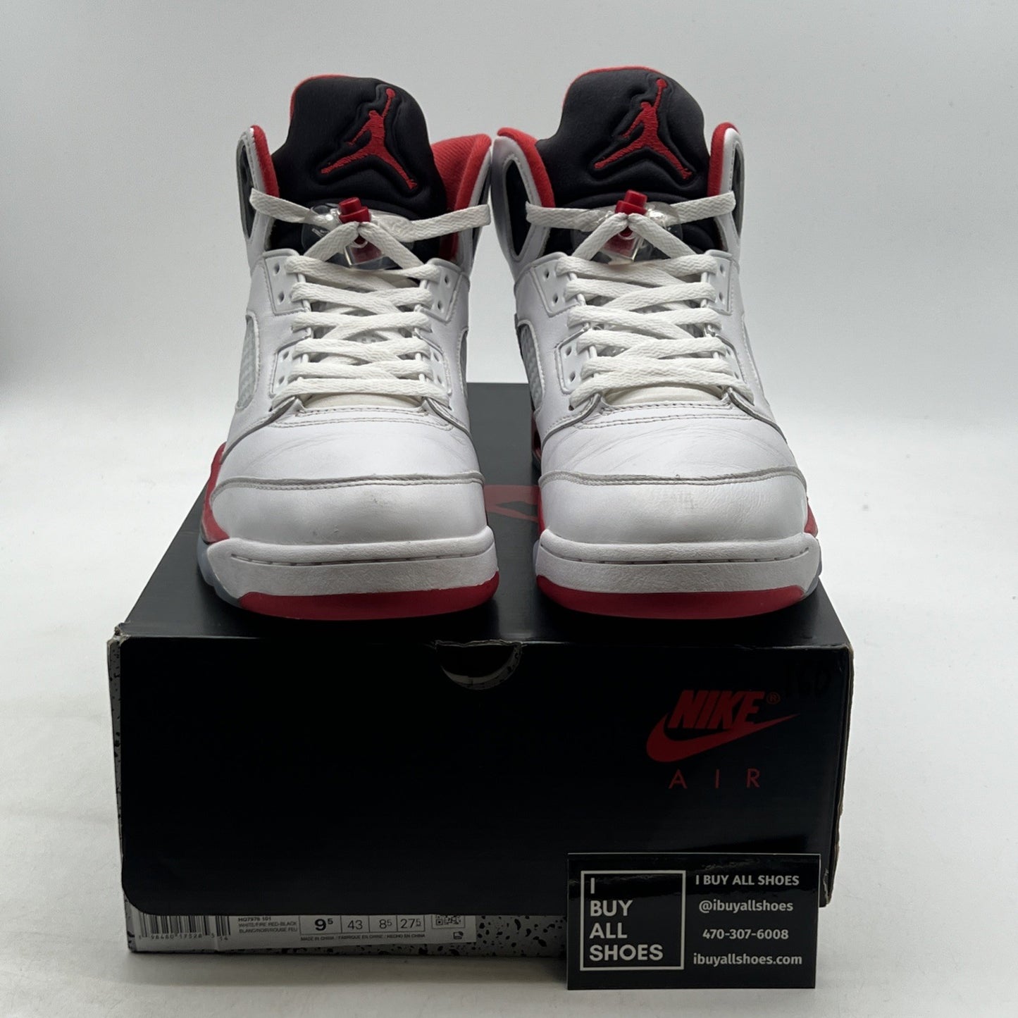 Size 9.5 - Air Jordan 5 Retro 2025 Fire Red (HQ7978-101)
