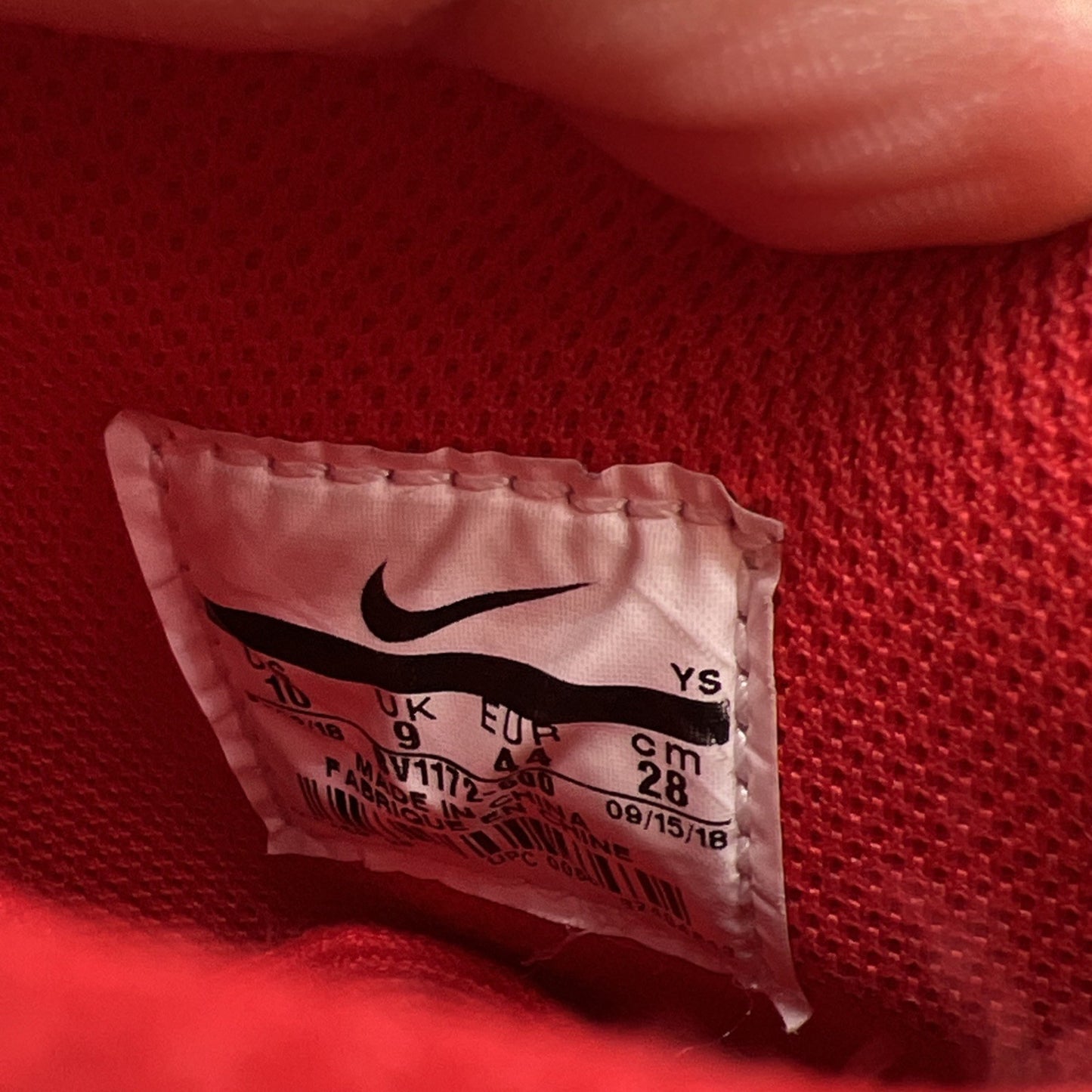 Size 10 - Nike Air Force 1 Foamposite Red (BV1172-600)
