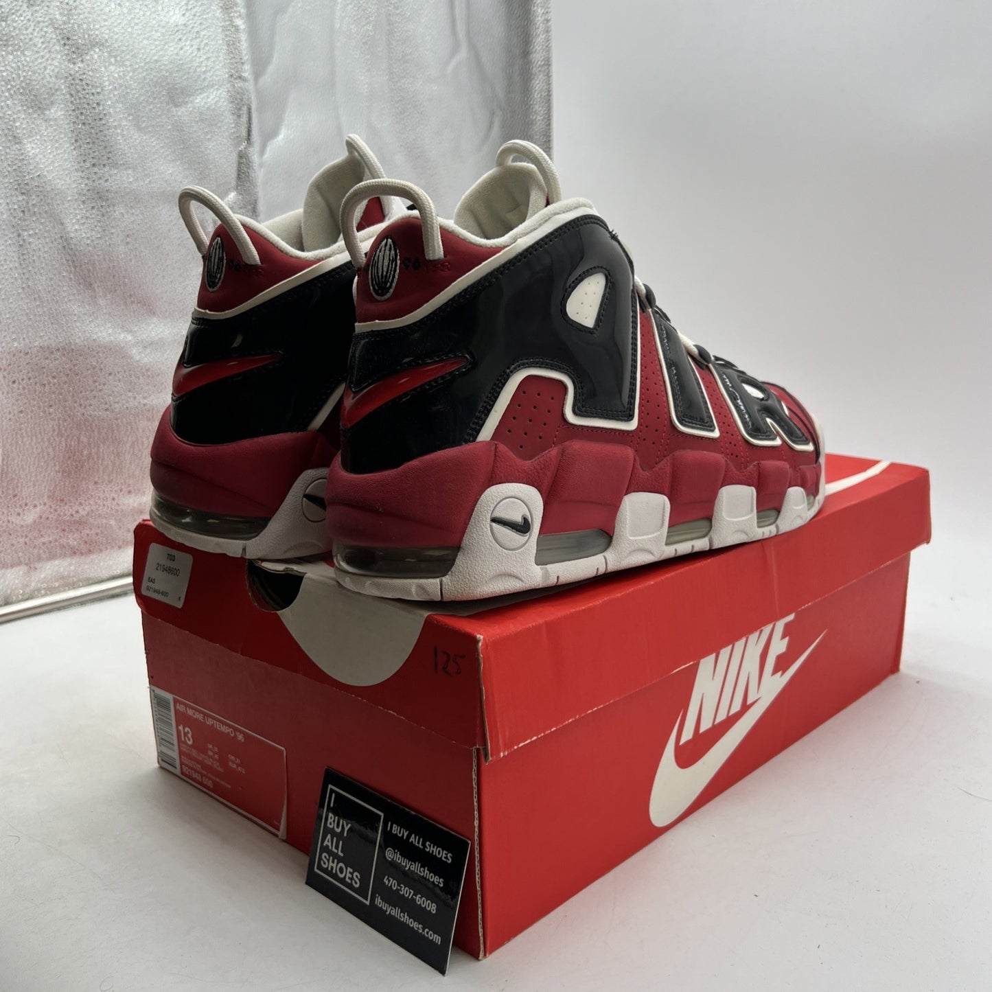 Size 13 - Nike Air More Uptempo 2021 Bulls (921948-600)