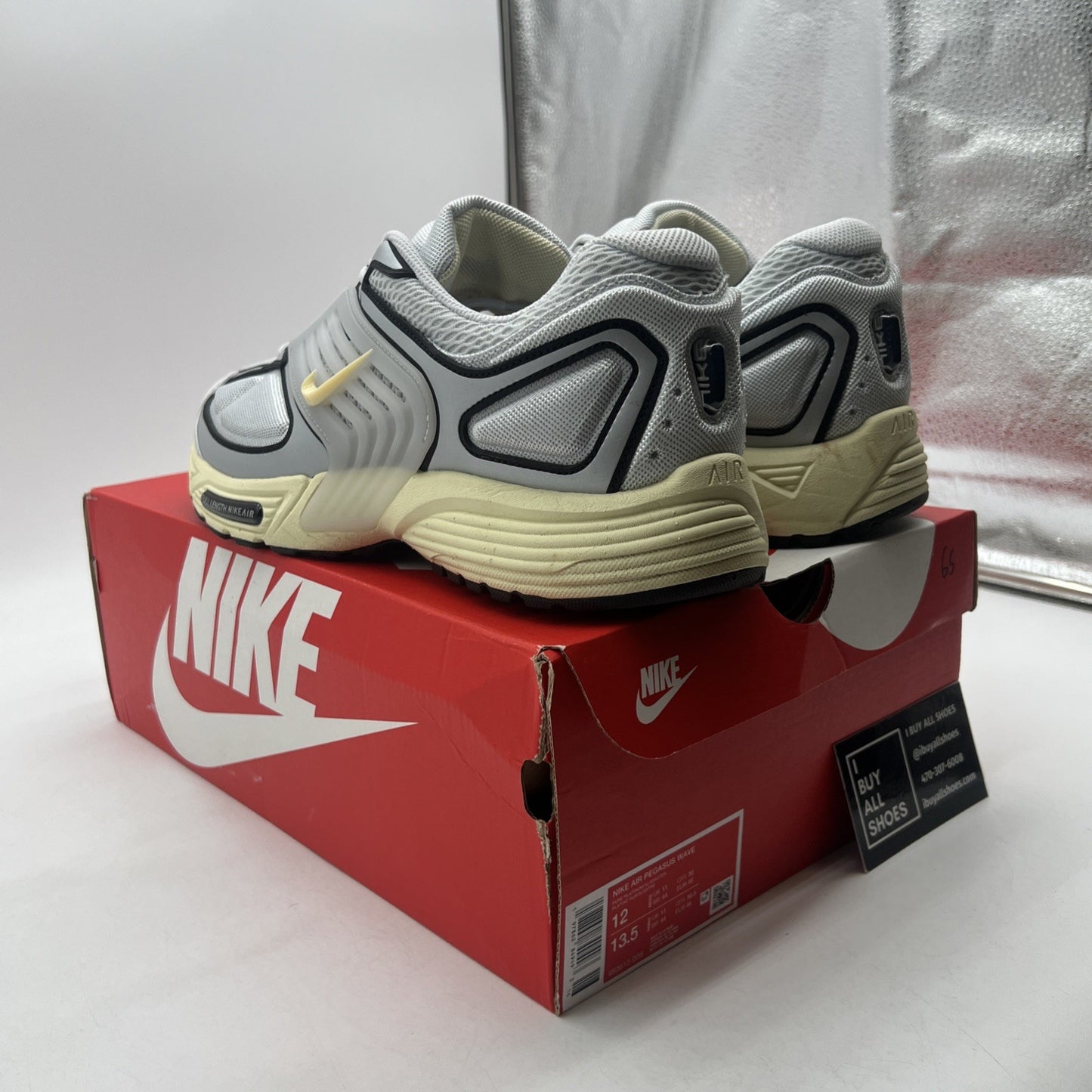 Size 12 - Nike Pegasus Wave Pure Platinum Alabaster (IB0612-008)