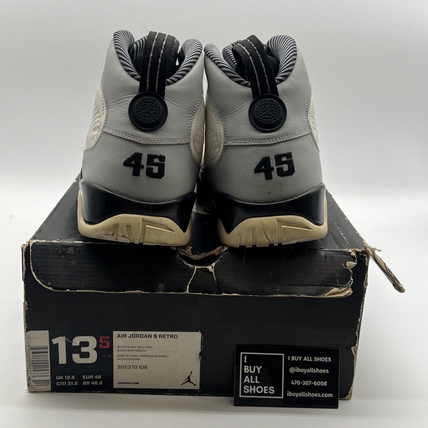 Size 13.5 - Air Jordan 9 Retro Barons (302370-106)