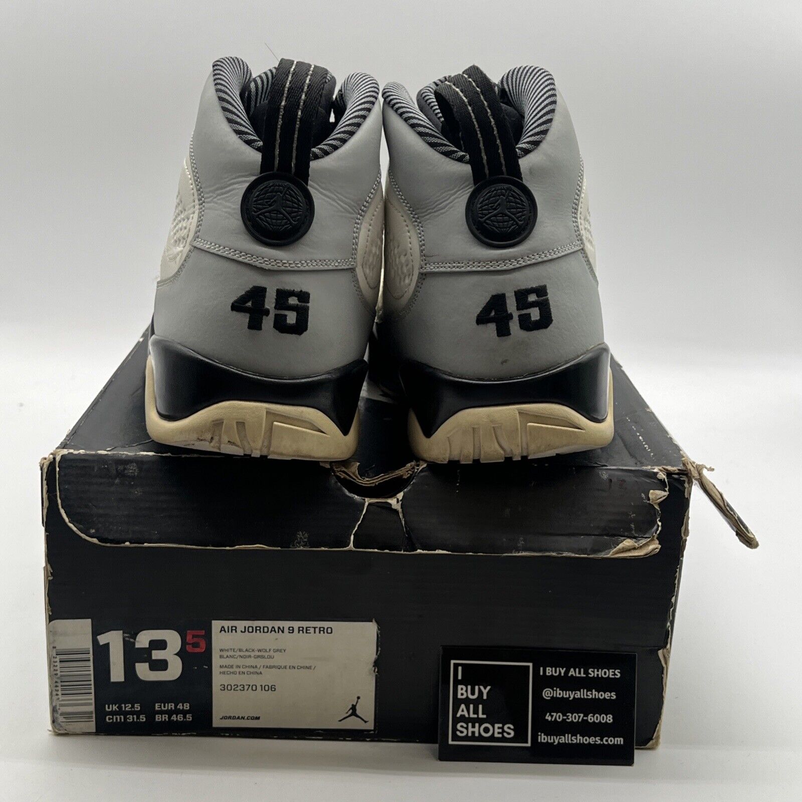 Size 13.5 - Air Jordan 9 Retro Barons (302370-106)