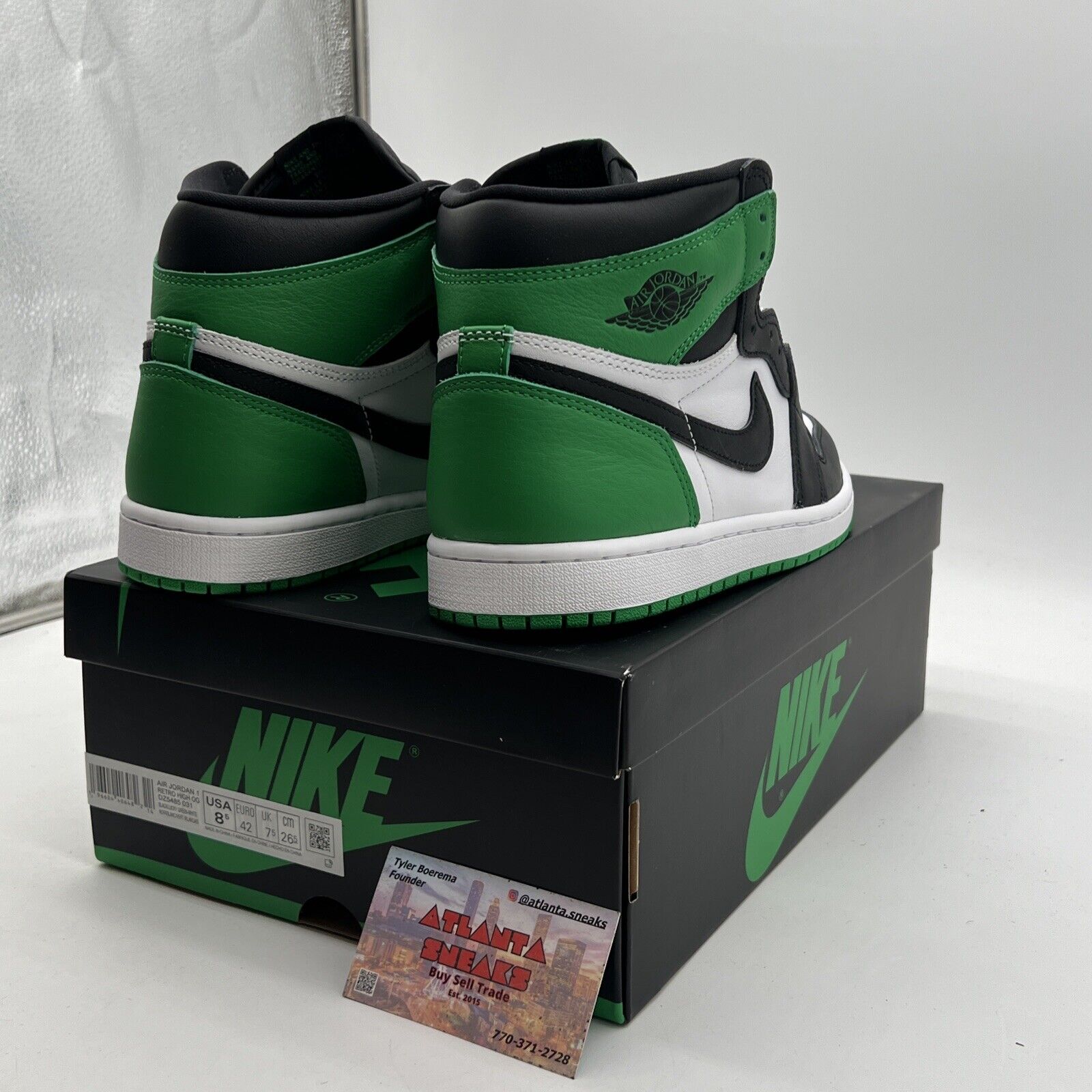 Size 8.5 - Air Jordan 1 Retro OG High Lucky Green (DZ5485-031)