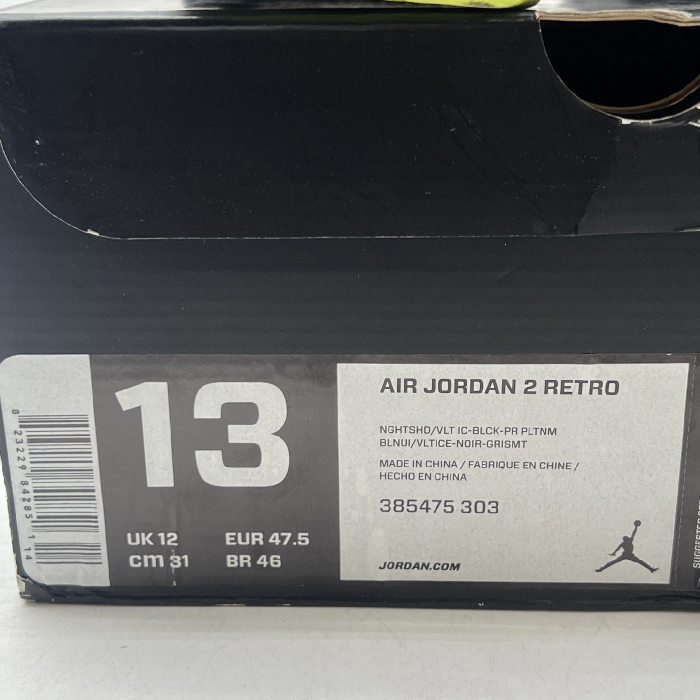 Size 13 - Air Jordan 2 Retro Nightshade (385475-303)