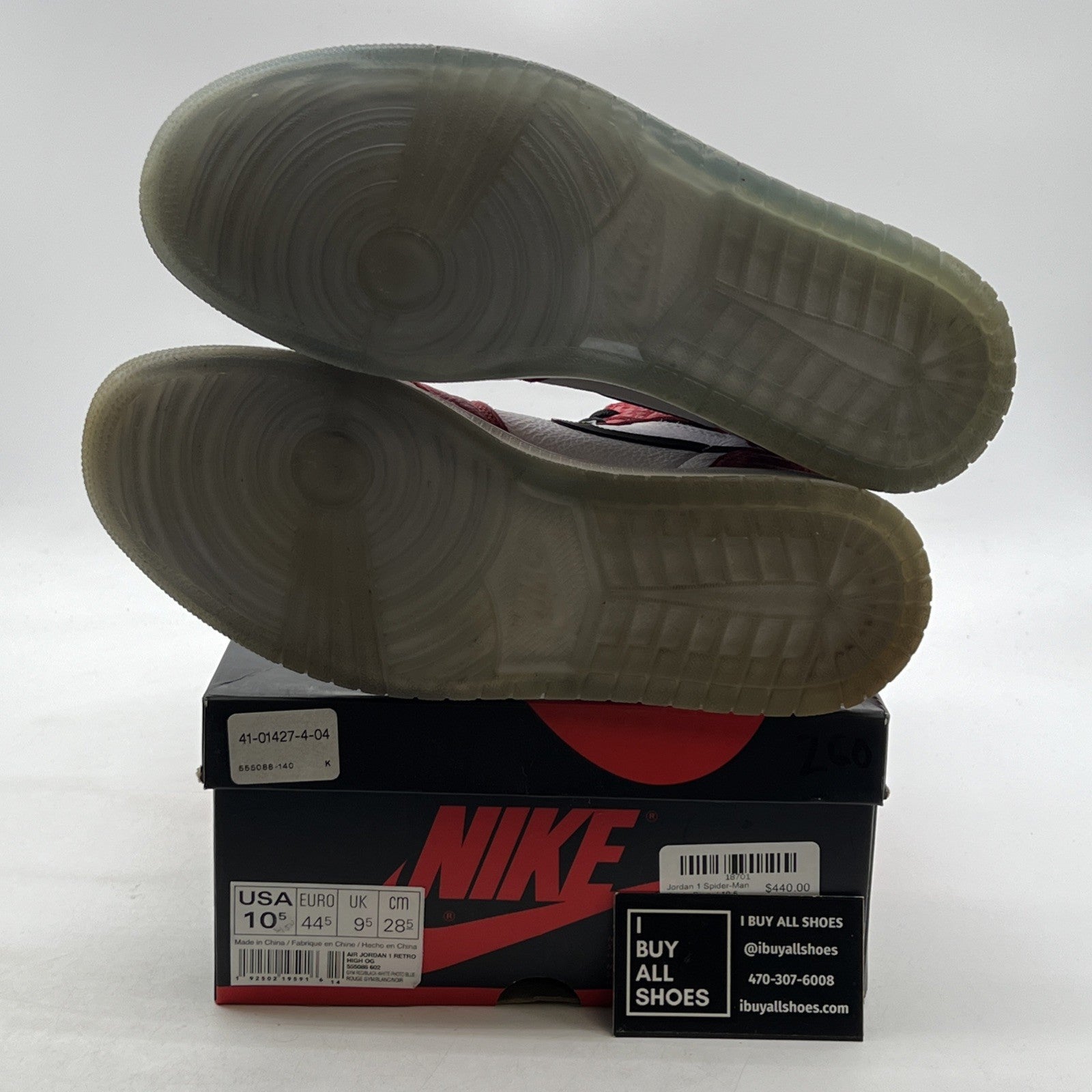Size 10.5 - Air Jordan 1 Retro OG Special Box x Marvel High Origin Story