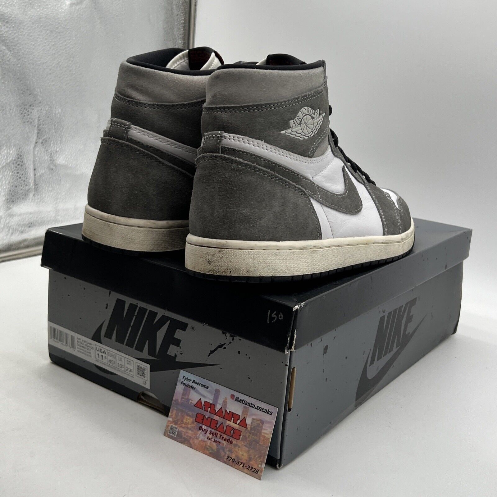 Size 11.5 - Air Jordan 1 Retro OG High Washed Black (DZ5485-051)