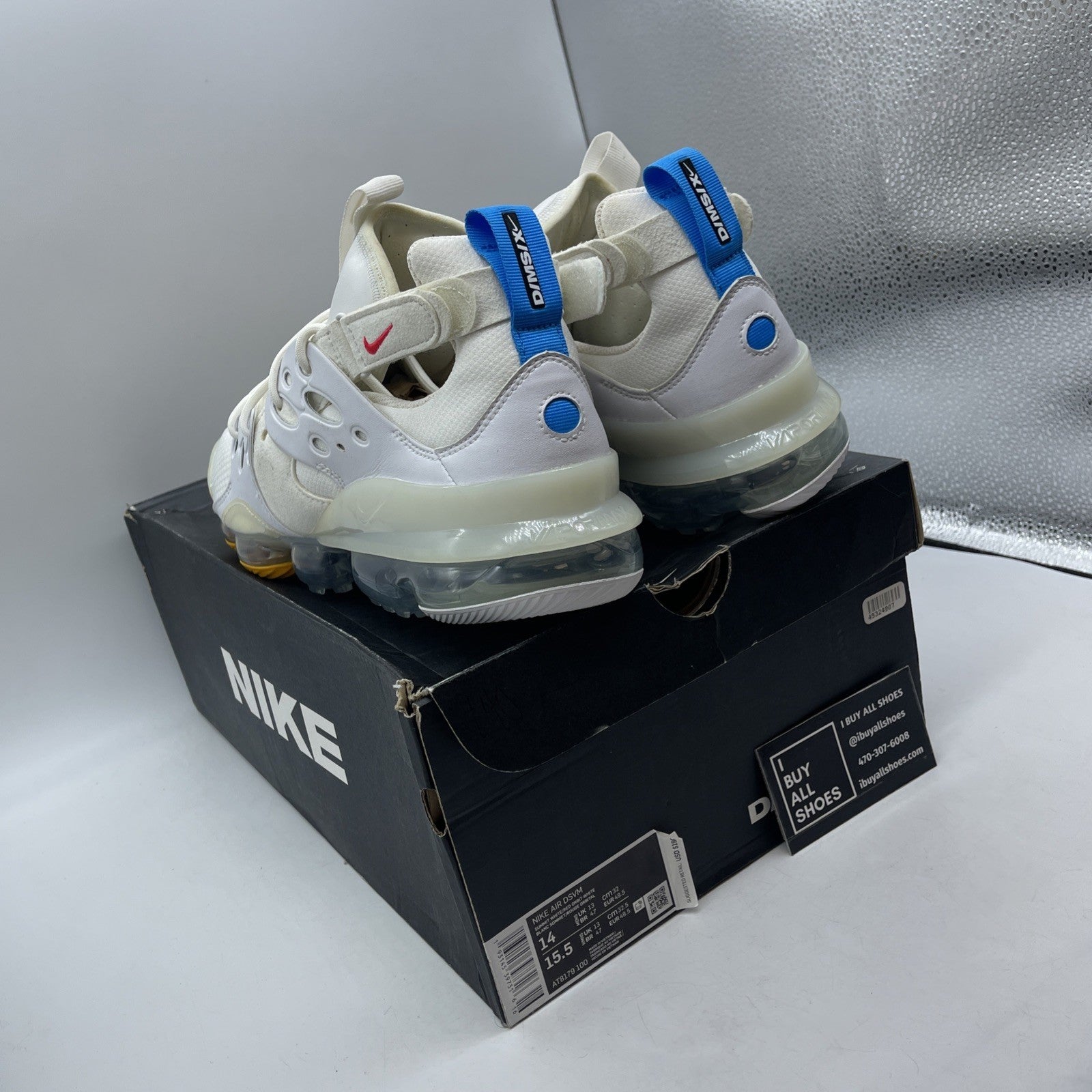 Size 14 - Nike Air VaporMax D/MS/X Off White (AT8179-100)