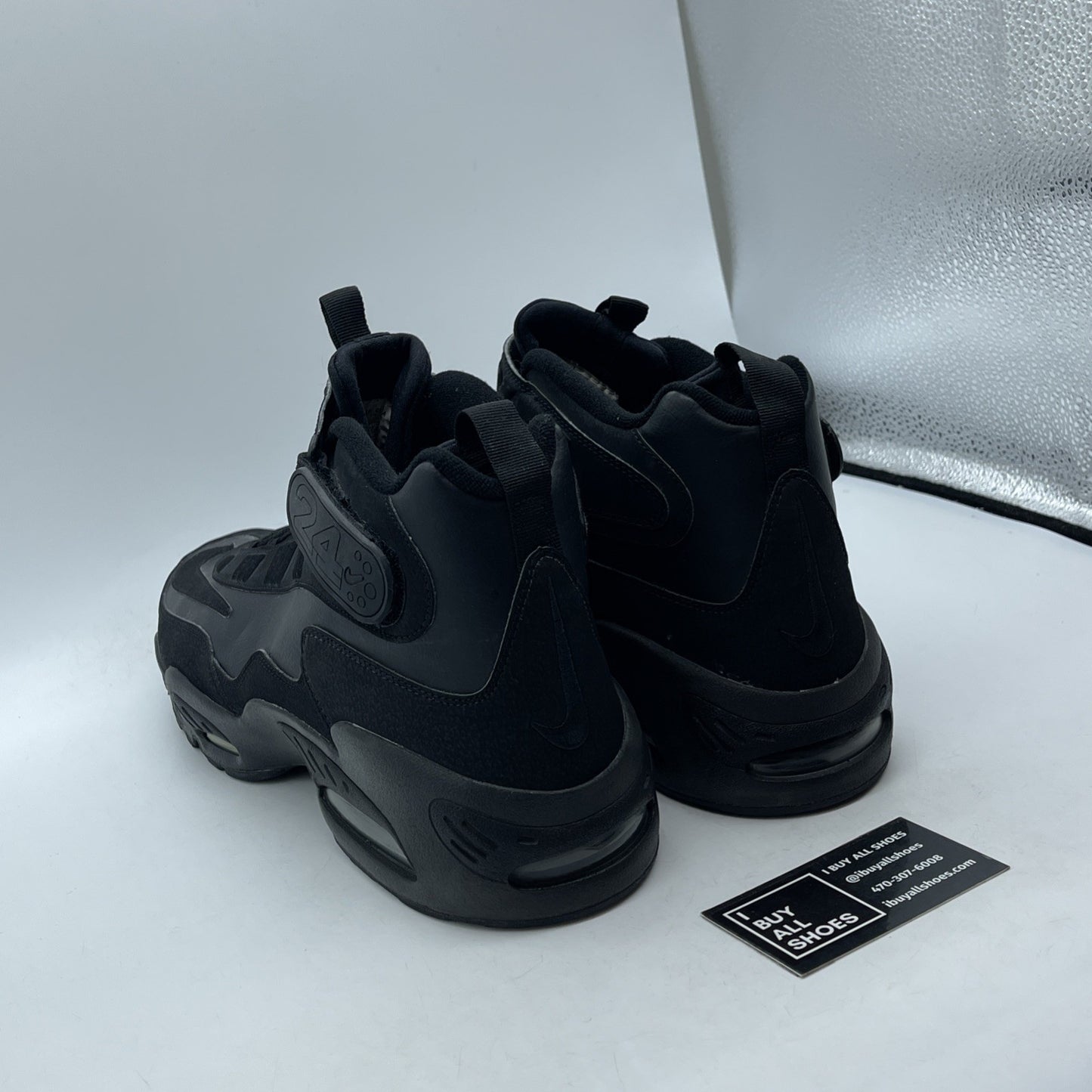 Size 13 - Nike Air Griffey Max 1 Black Suede Leather (354912-001)