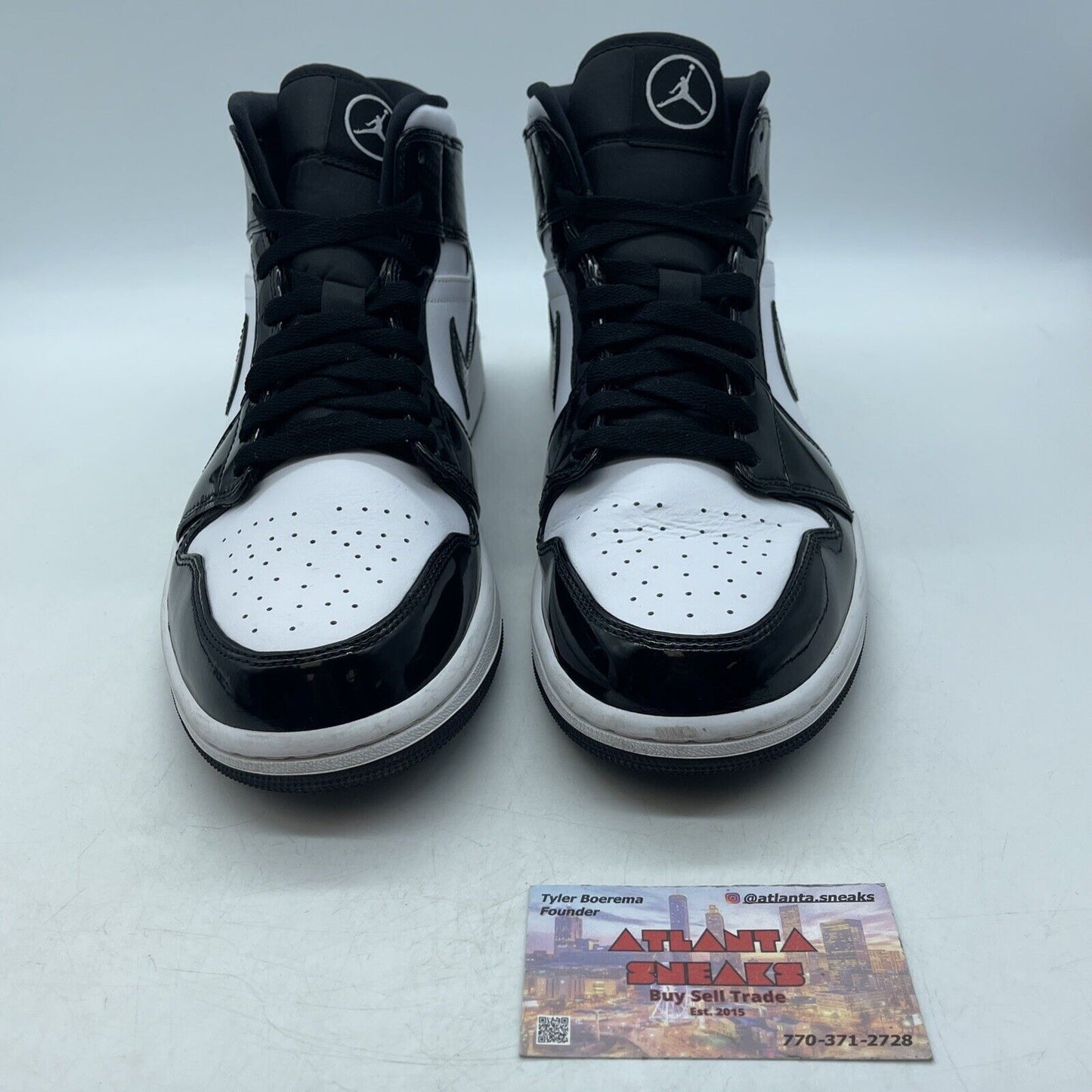 Size 10 - Air Jordan 1 SE Mid All Star 2021 Black White Leather (DD1649-001)