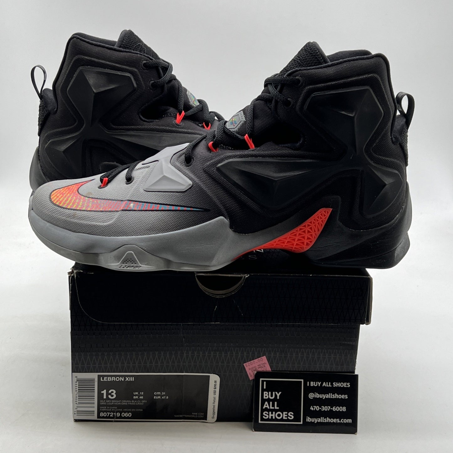 Size 13 - Nike LeBron 13 On Court (807219-060)