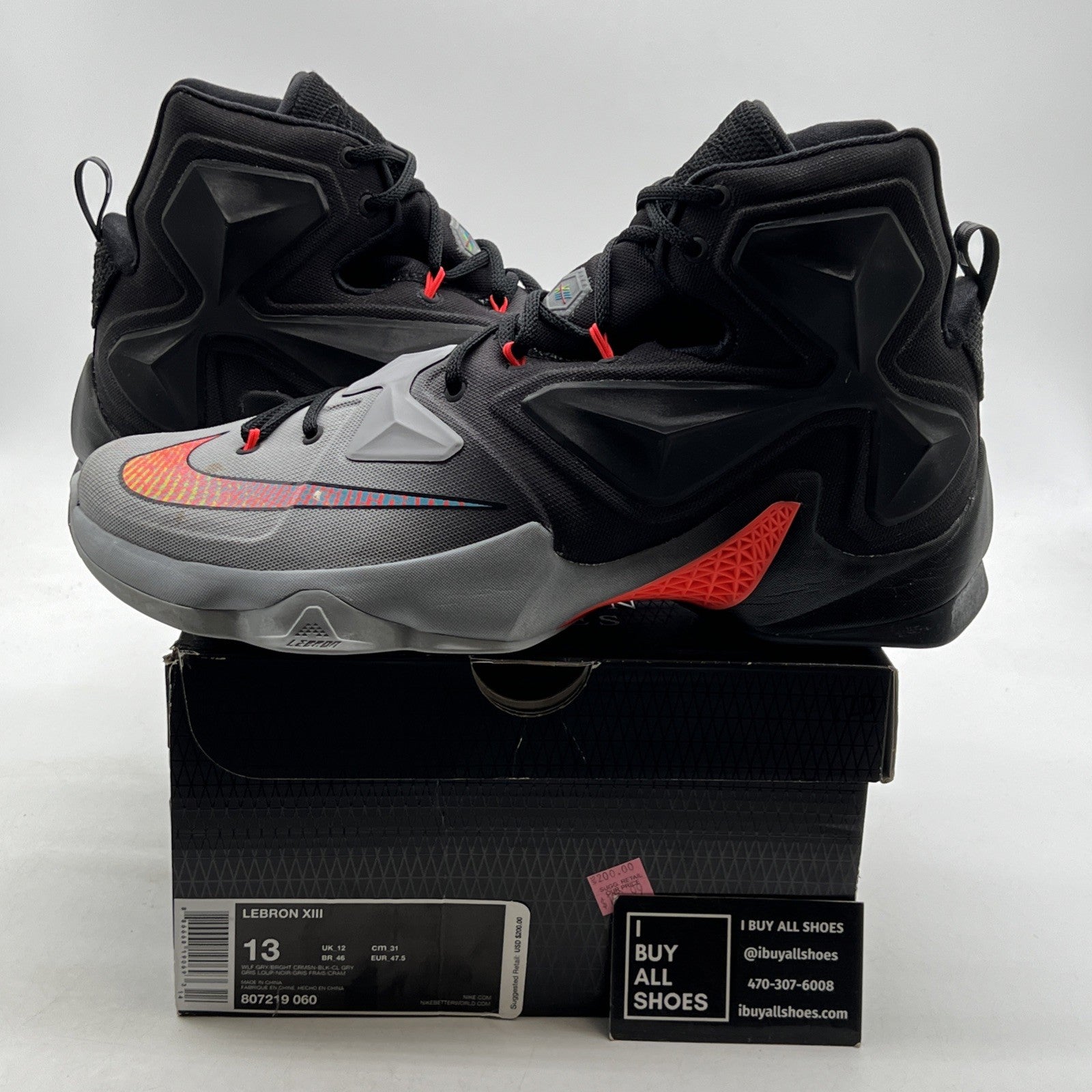 Size 13 - Nike LeBron 13 On Court (807219-060)