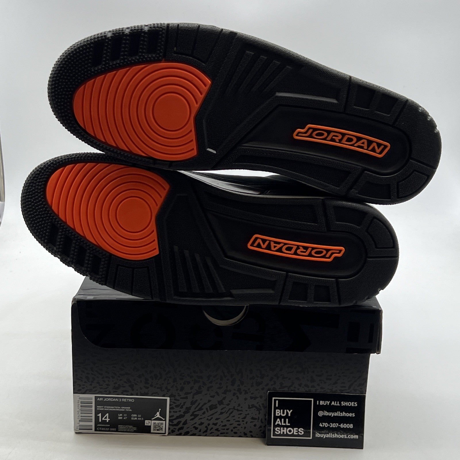 Size 14 - Air Jordan 3 Retro 2023 Mid Fear (CT8532-080)