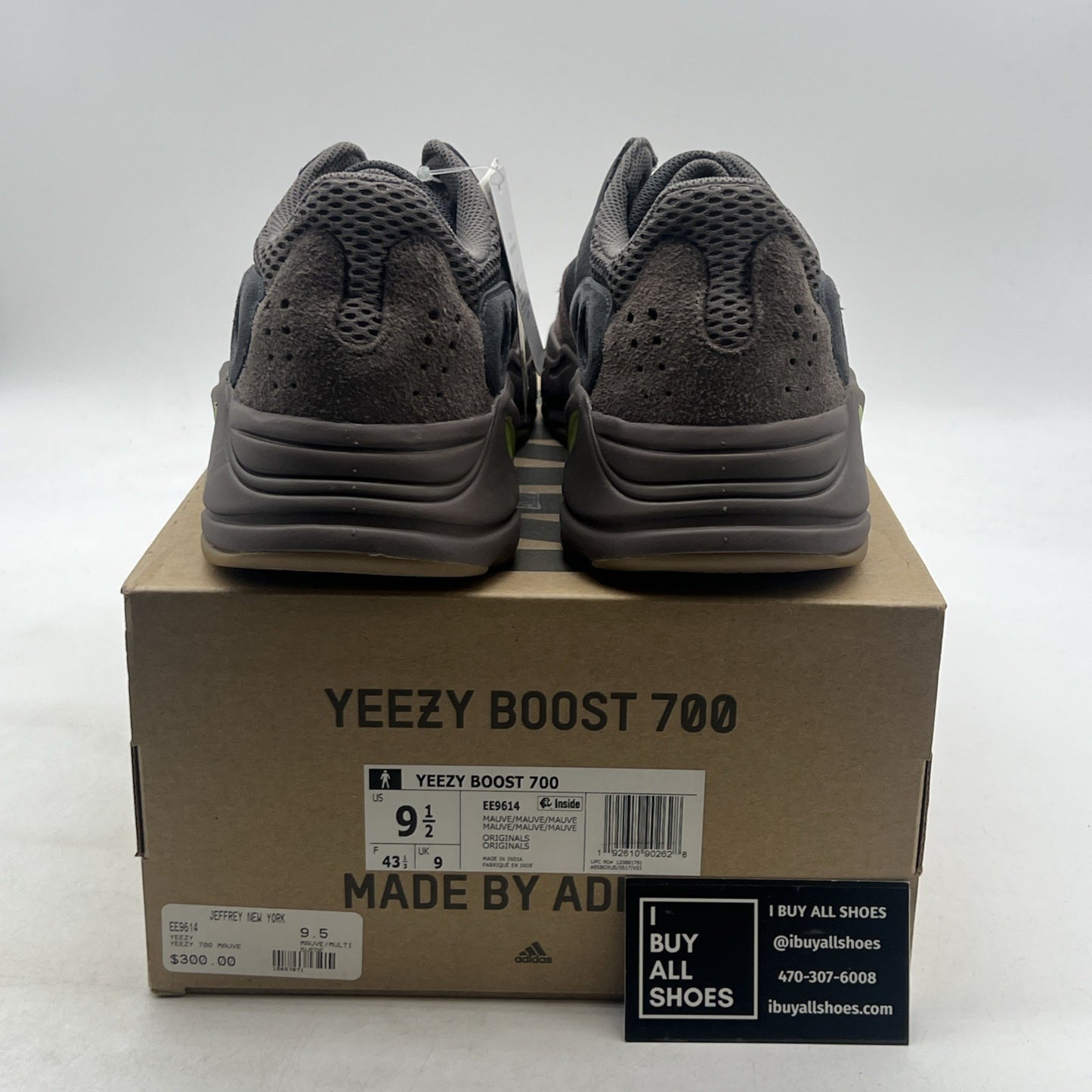 Size 9.5 - adidas Yeezy Boost 700 V1 Mauve (EE9614)