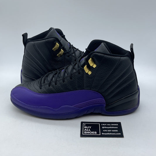 Size 11.5 - Jordan 12 Retro Mid Field Purple Black Leather (CT8013-057)
