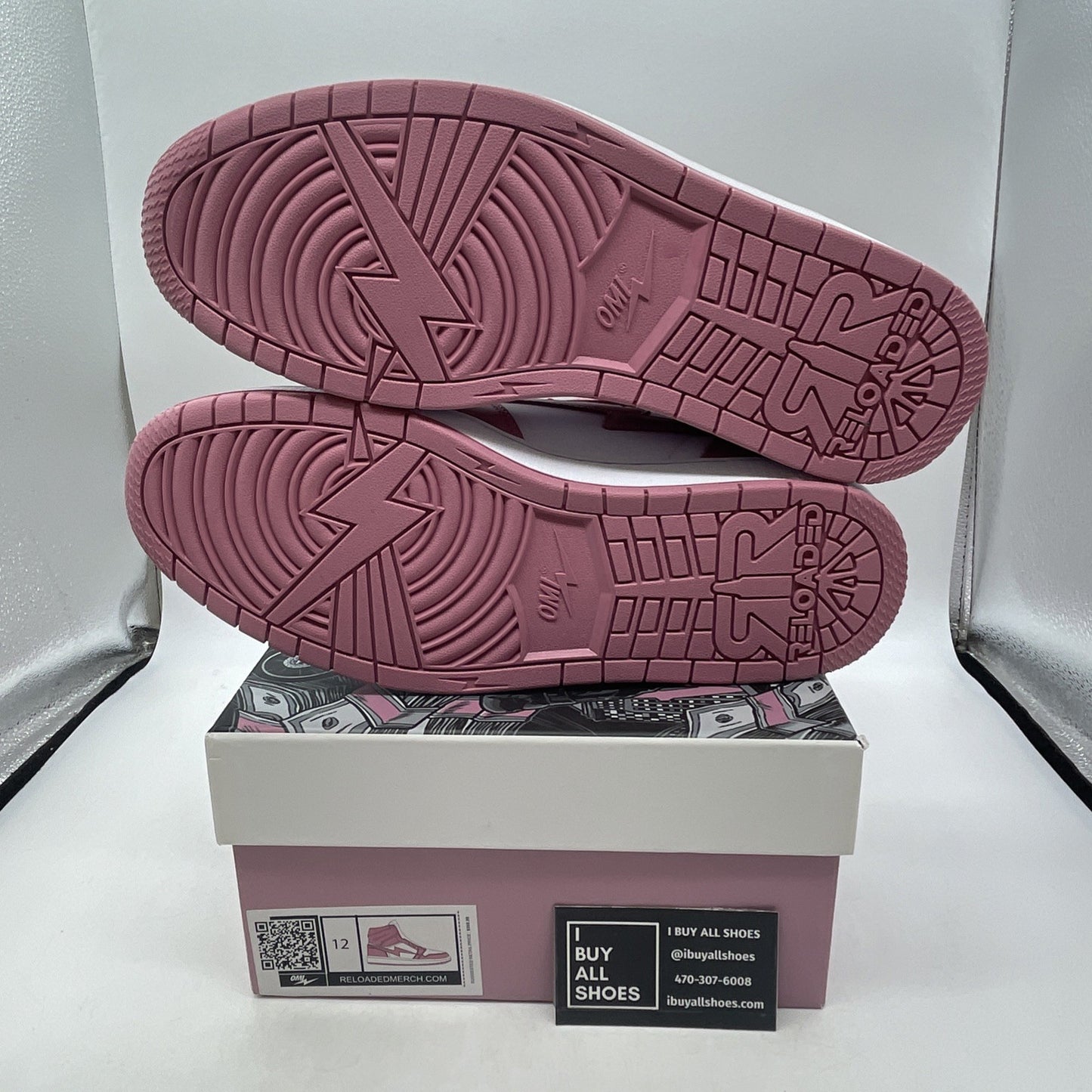 Size 12 - AIR KIY x REVES PARIS ‘85 HI BLUSH PINK