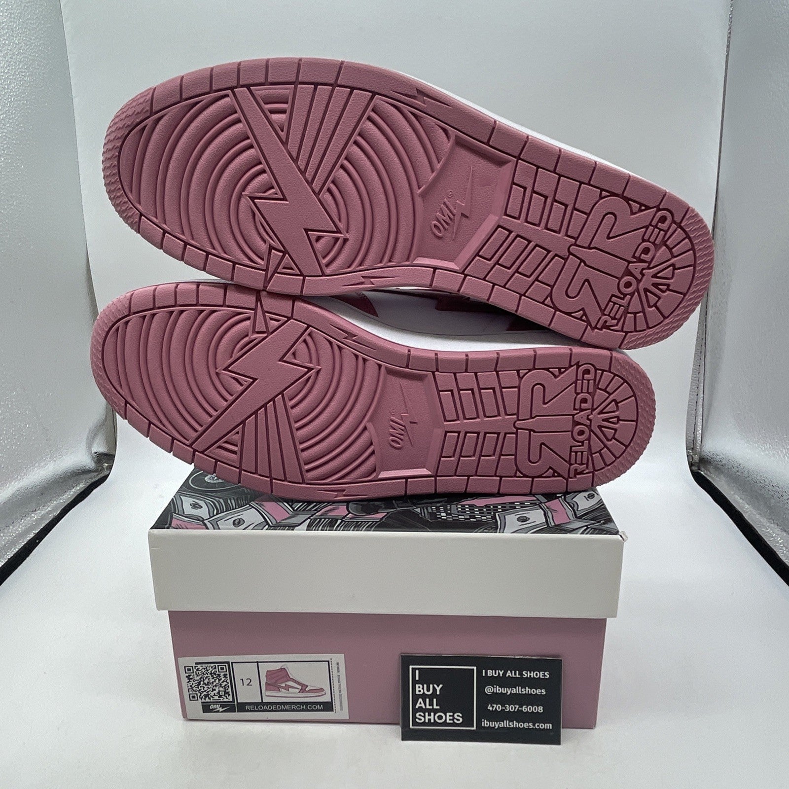 Size 12 - AIR KIY x REVES PARIS ‘85 HI BLUSH PINK