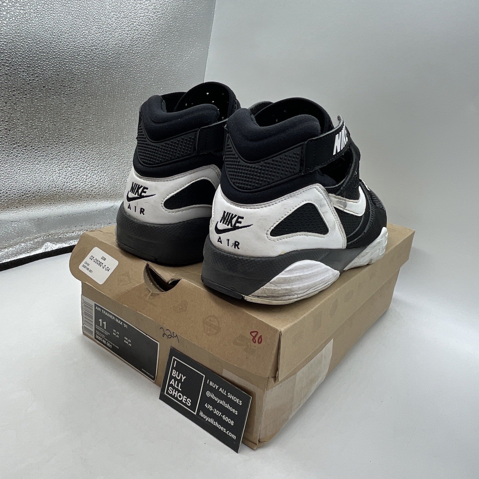 Size 11 - Nike Air Trainer Max 91 Black (309748-001)