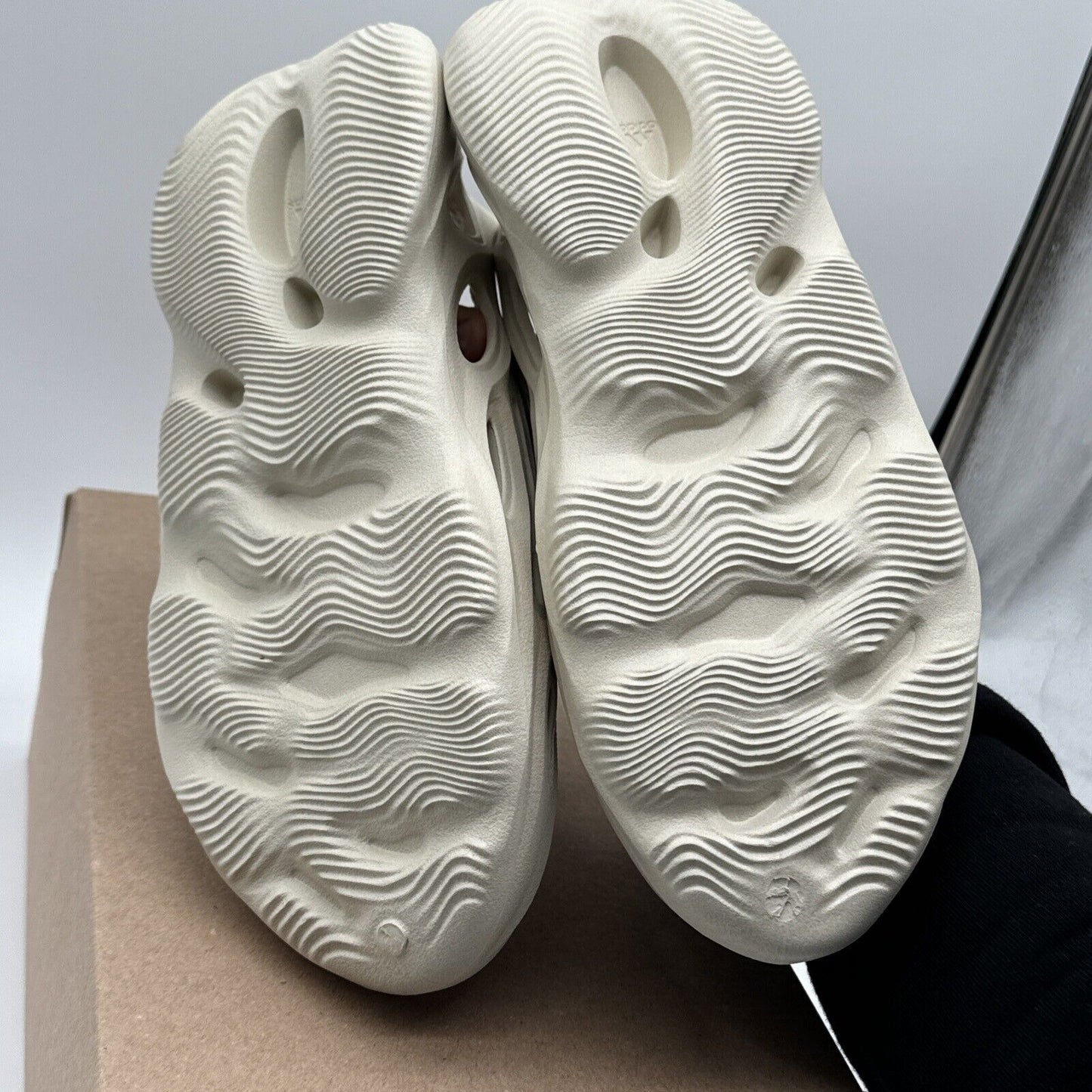 Size 12 - Yeezy Foam RNNR Sand Light Bone White Comfy Slip On Sneaker Sandal OG