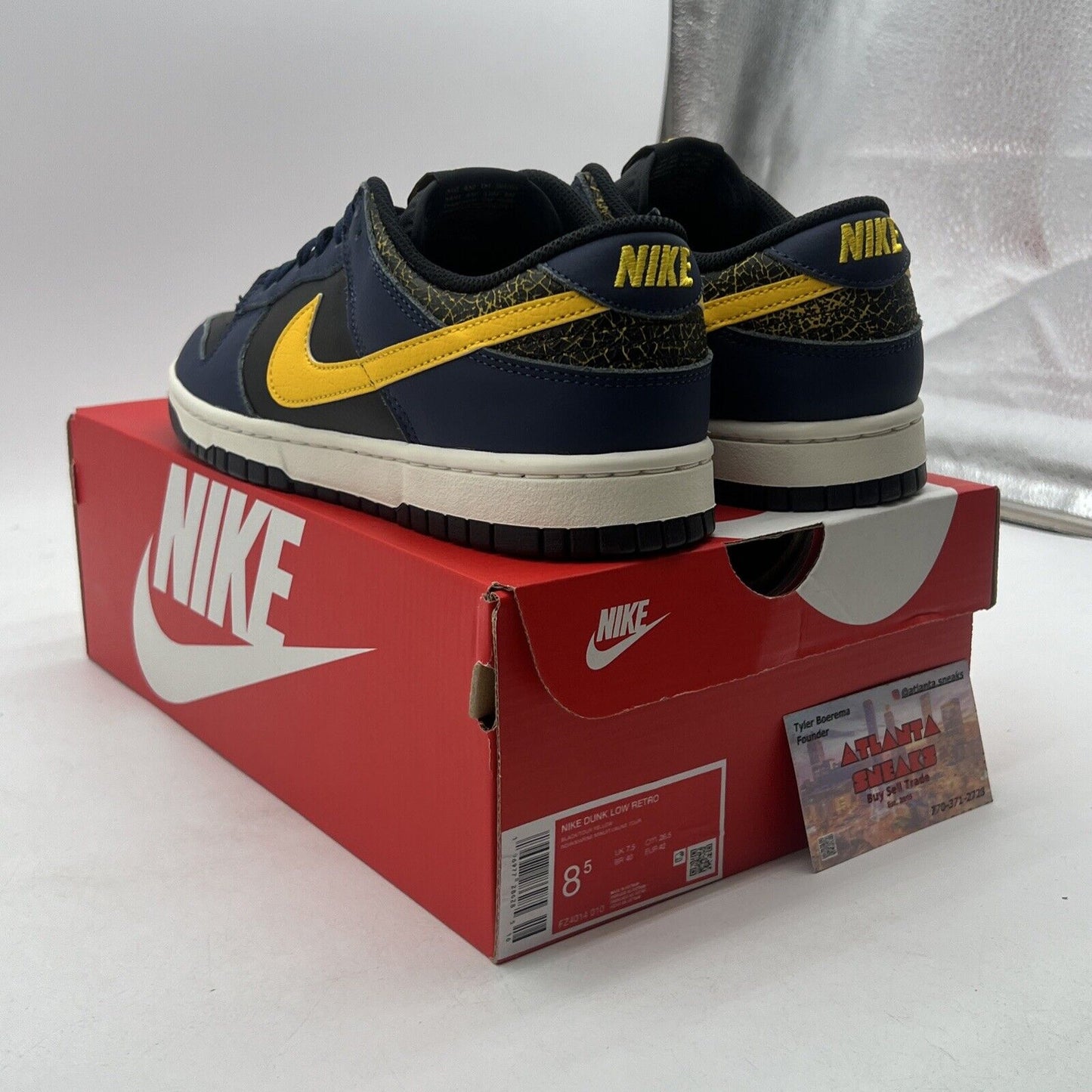 Size 8.5 - Nike Dunk Low Vintage Michigan (FZ4014-010)