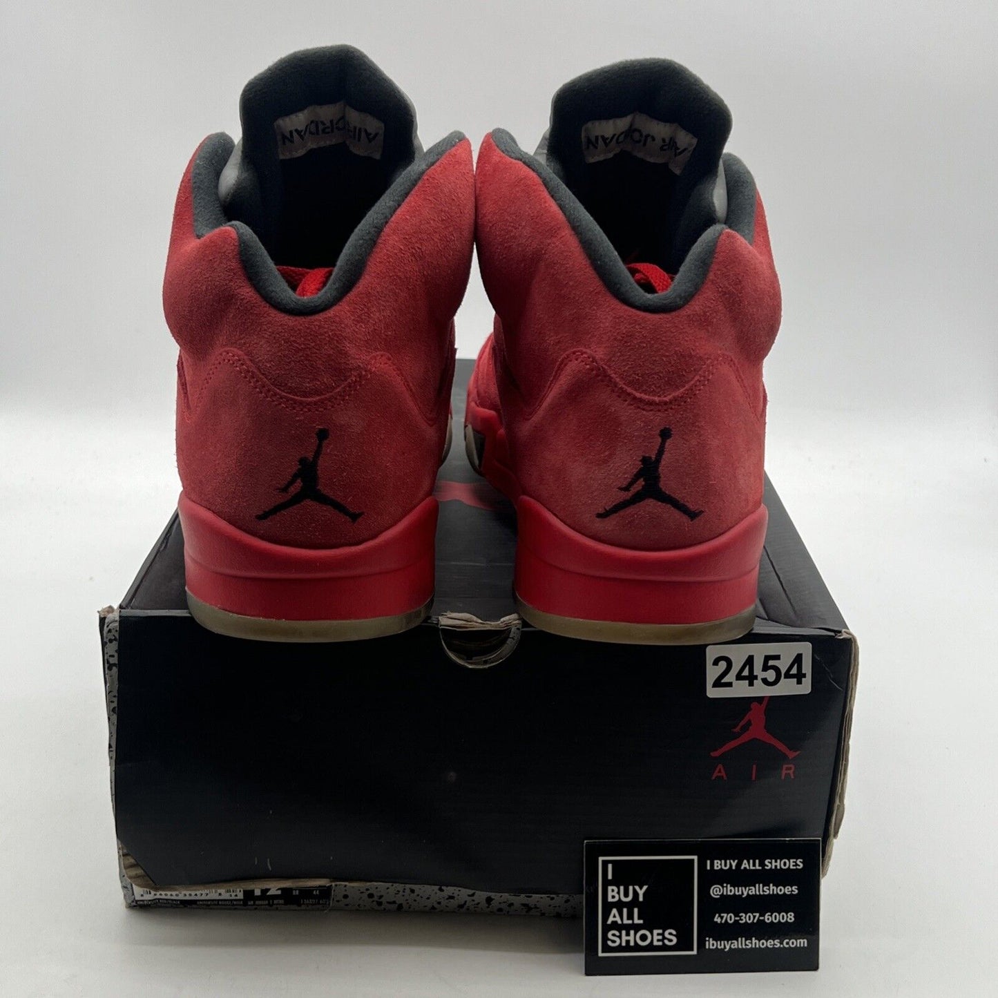 Size 12 - Air Jordan 5 Retro Red Suede (136027-602)