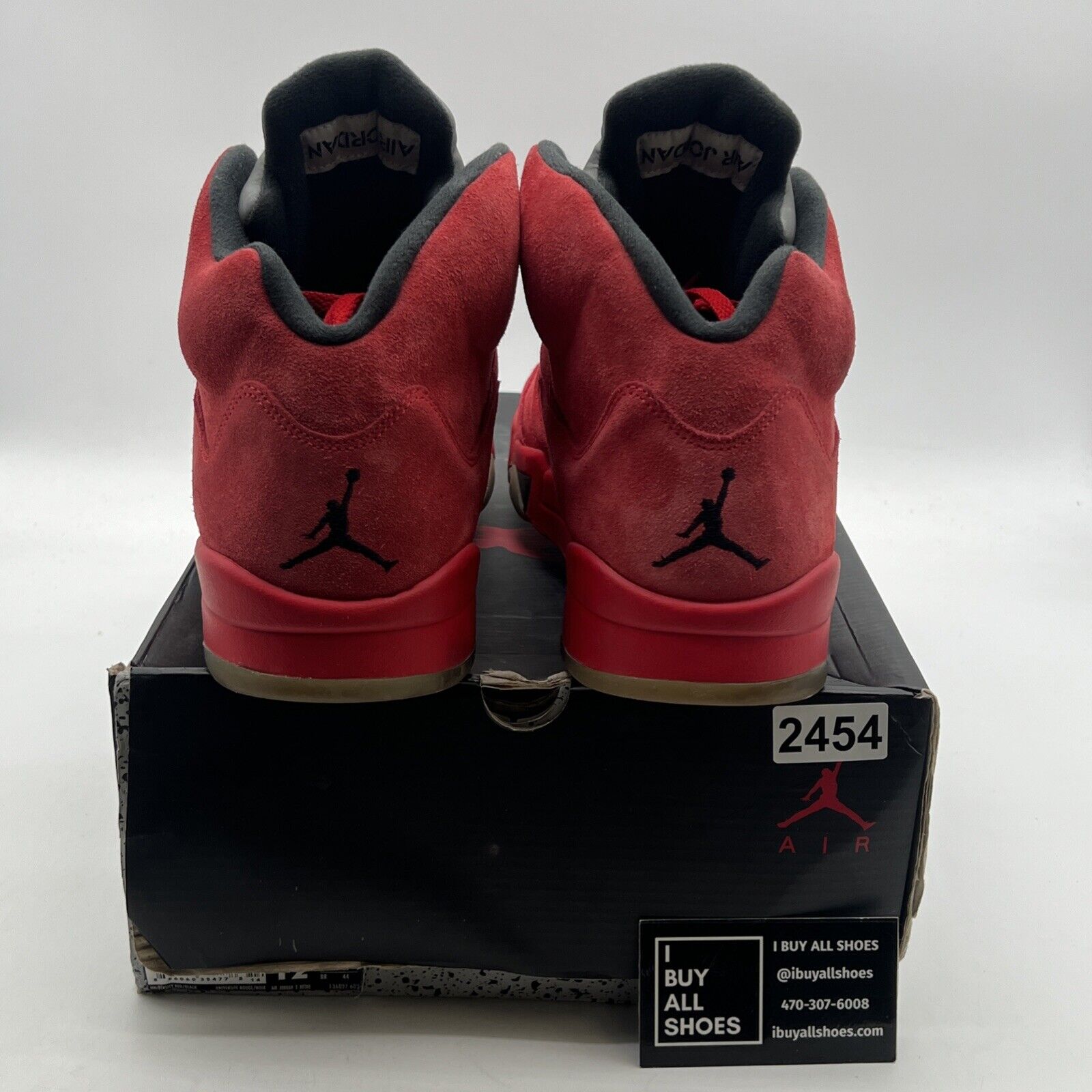 Size 12 - Air Jordan 5 Retro Red Suede (136027-602)