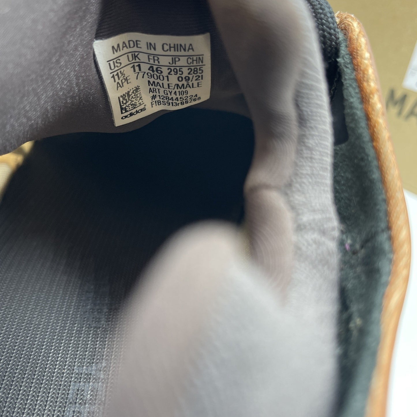 Size 11.5 - adidas Yeezy 700 V3 Copper Fade Black Suede Leather (GY4109)