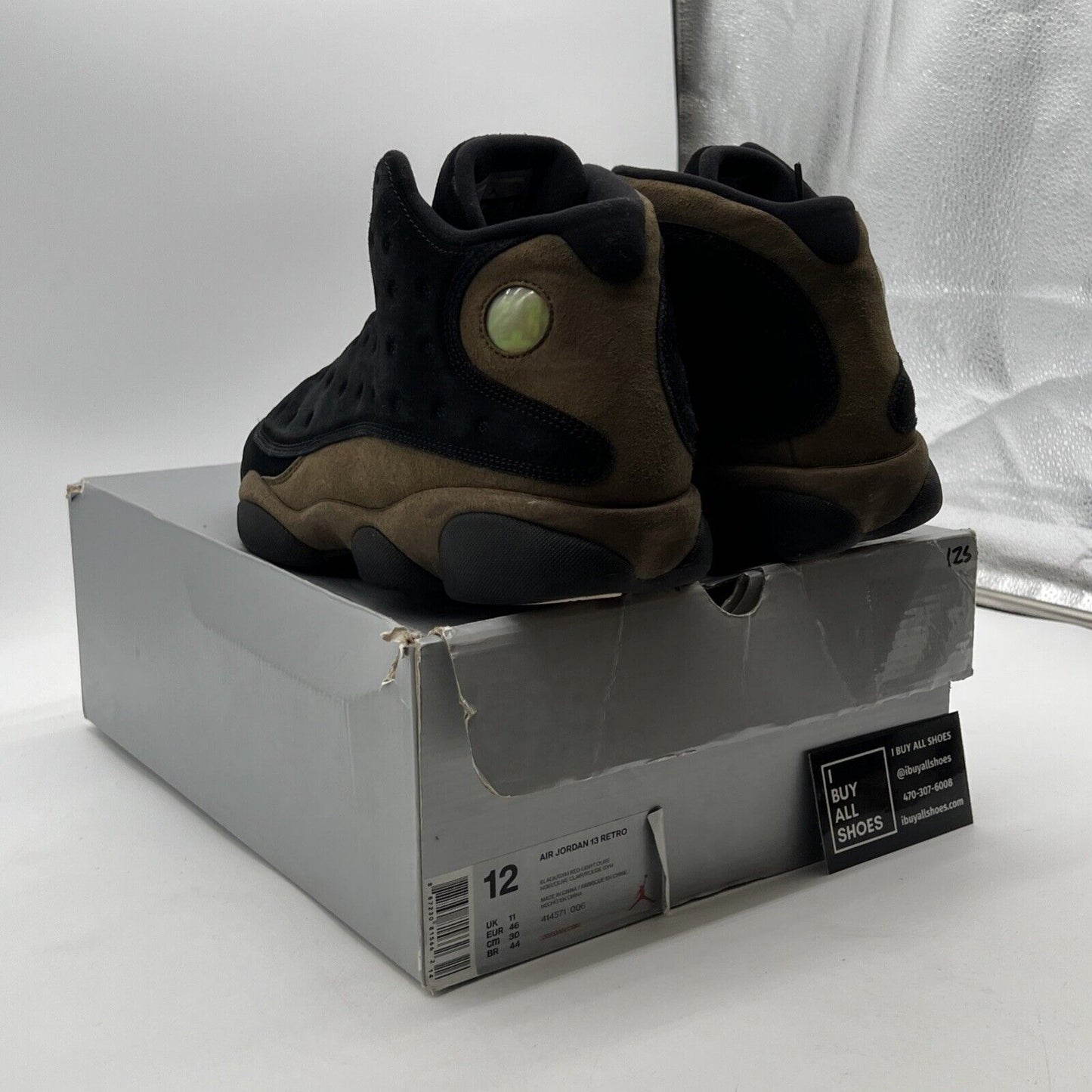 Size 12 - Air Jordan 13 Retro Olive (414571-006)