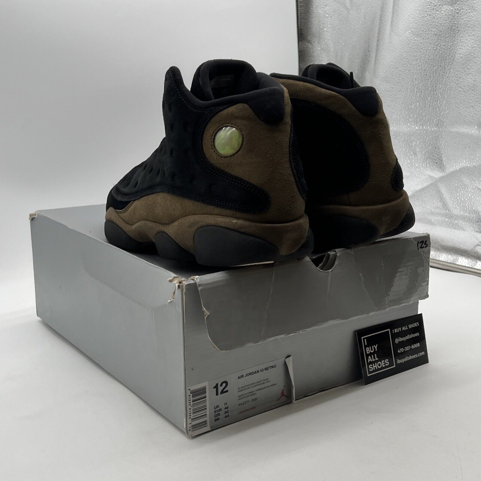 Size 12 - Air Jordan 13 Retro Olive (414571-006)