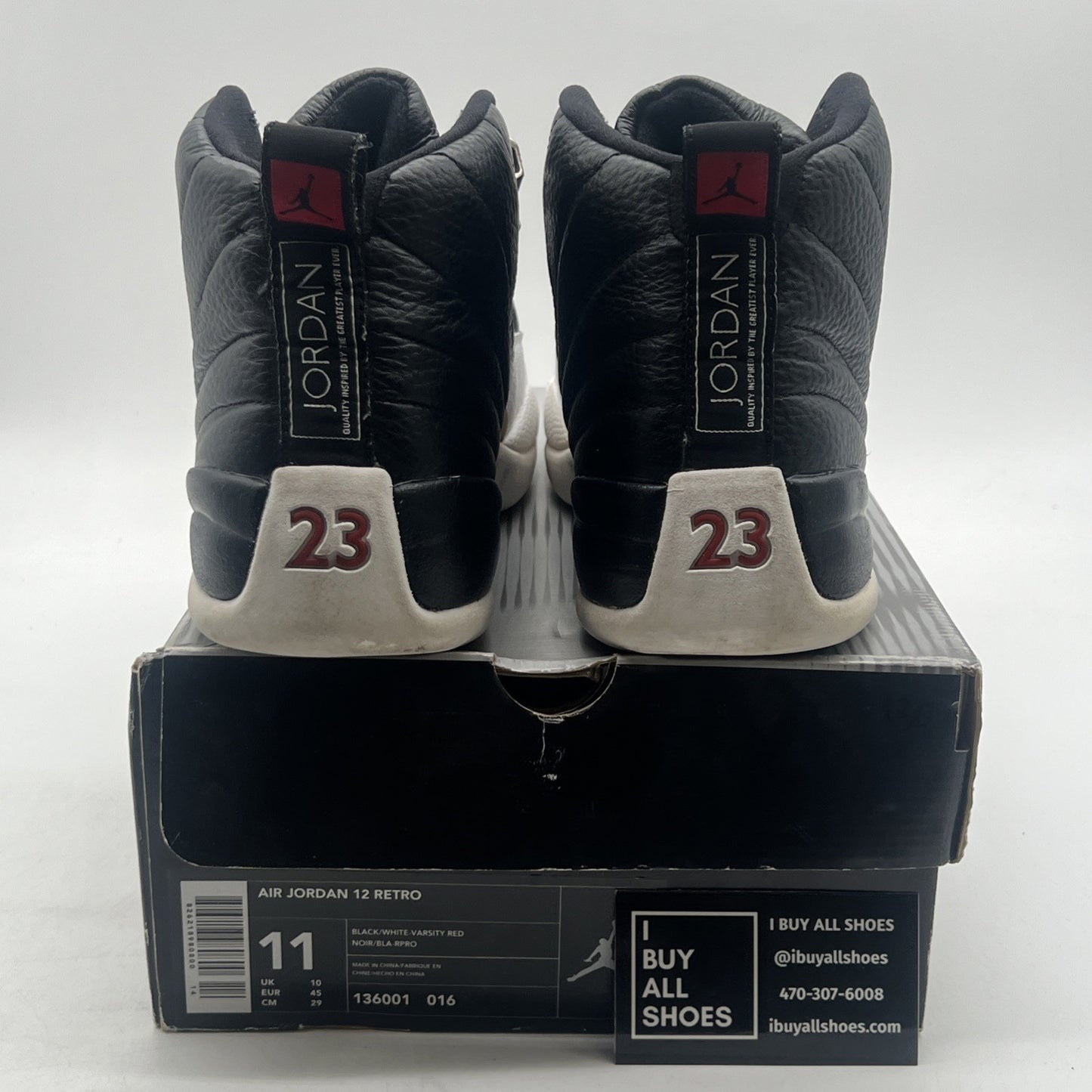 Size 11 - Air Jordan 12 Retro 2004 Playoff (136001-016)