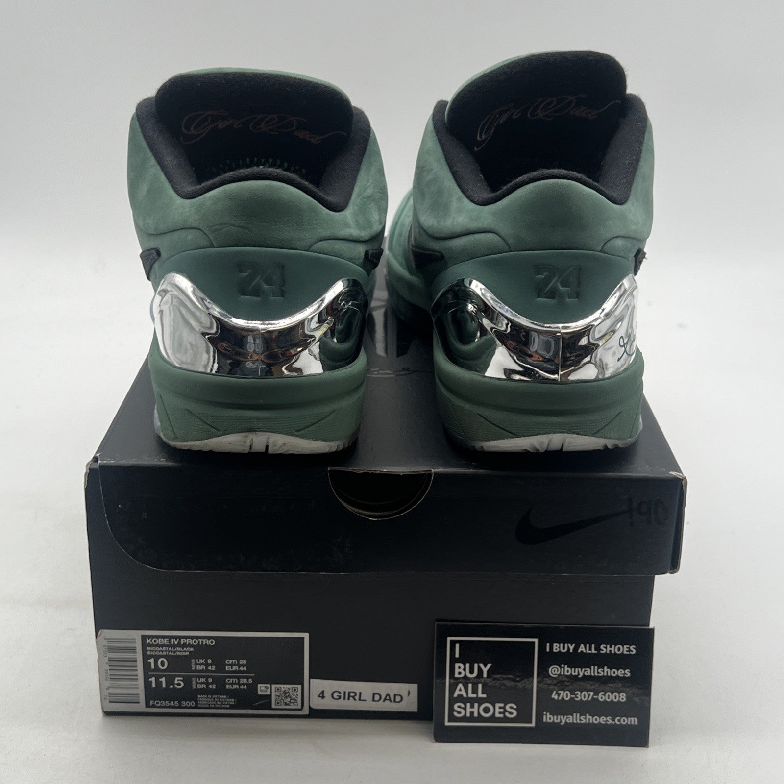 Size 10 - Nike Zoom Kobe 4 Protro Girl Dad (FQ3545-300)