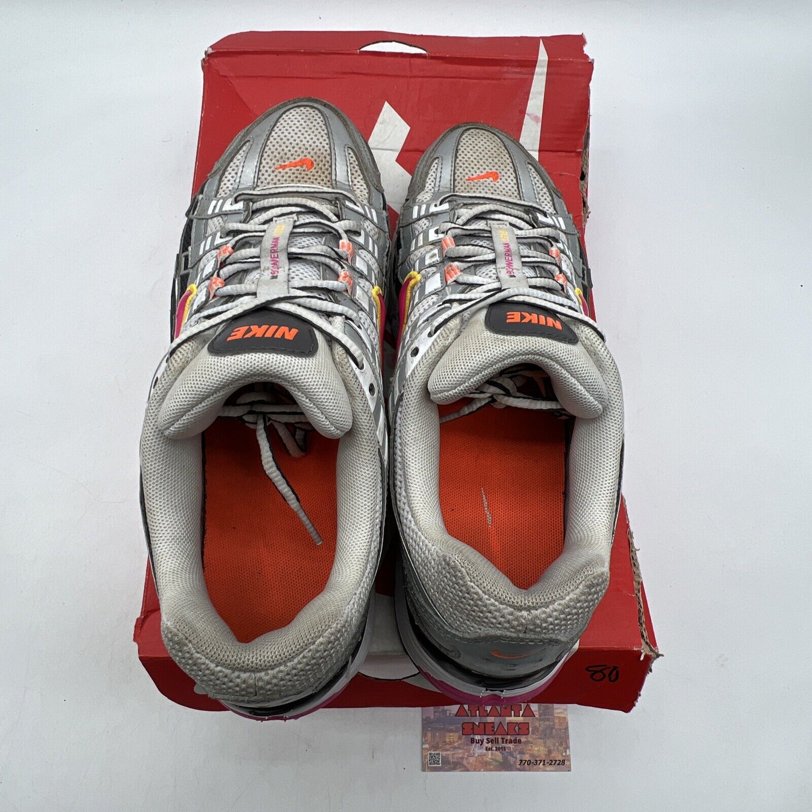 Size 10 - Nike P-6000 Laser Fuchsia W Grey (BV1021-100)