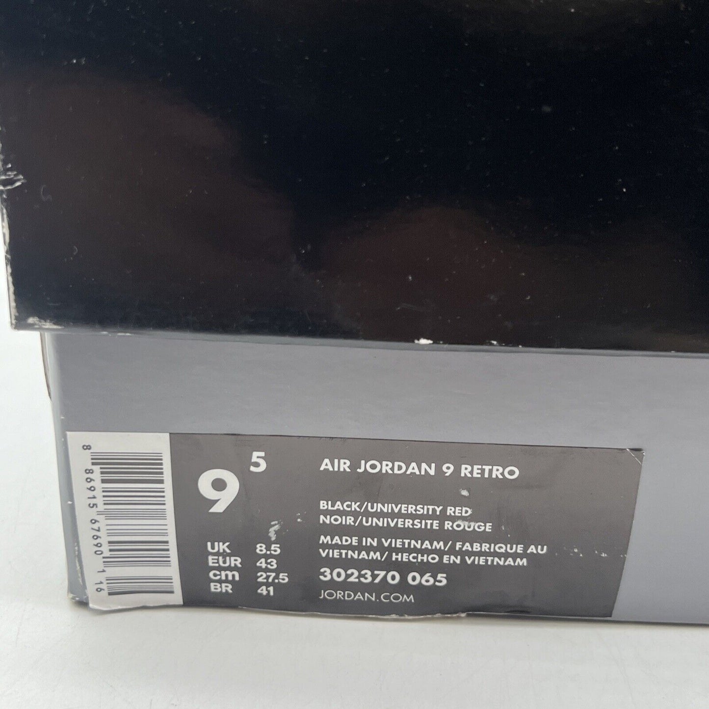 Size 9.5 - Air Jordan 9 Retro Dream It, Do It Purple Aqua Red Black (302370-065)