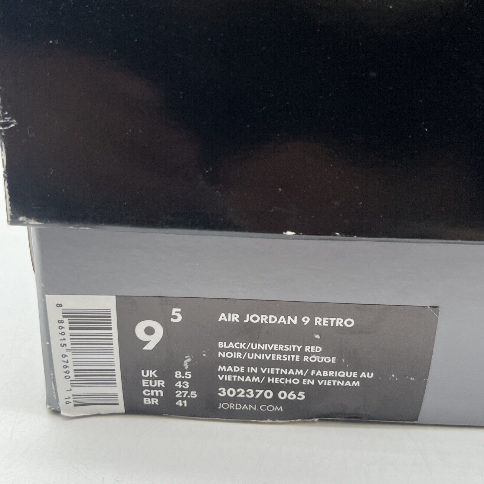 Size 9.5 - Air Jordan 9 Retro Dream It, Do It Purple Aqua Red Black (302370-065)