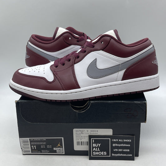 Size 11 - Air Jordan 1 Low Cherrywood Red 2022 (553558-615)