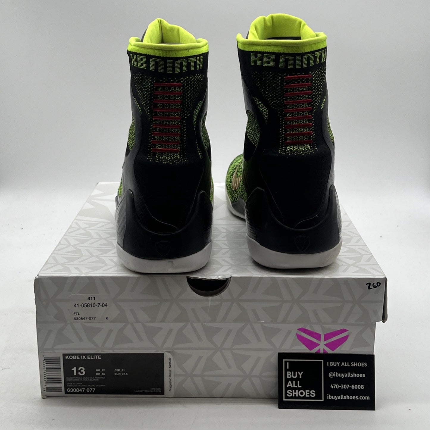Size 13 - Nike Kobe 9 Elite Victory (630847-077)