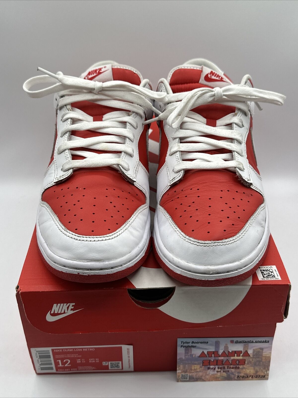 Size 12 - Nike Dunk Low Championship Red 2021