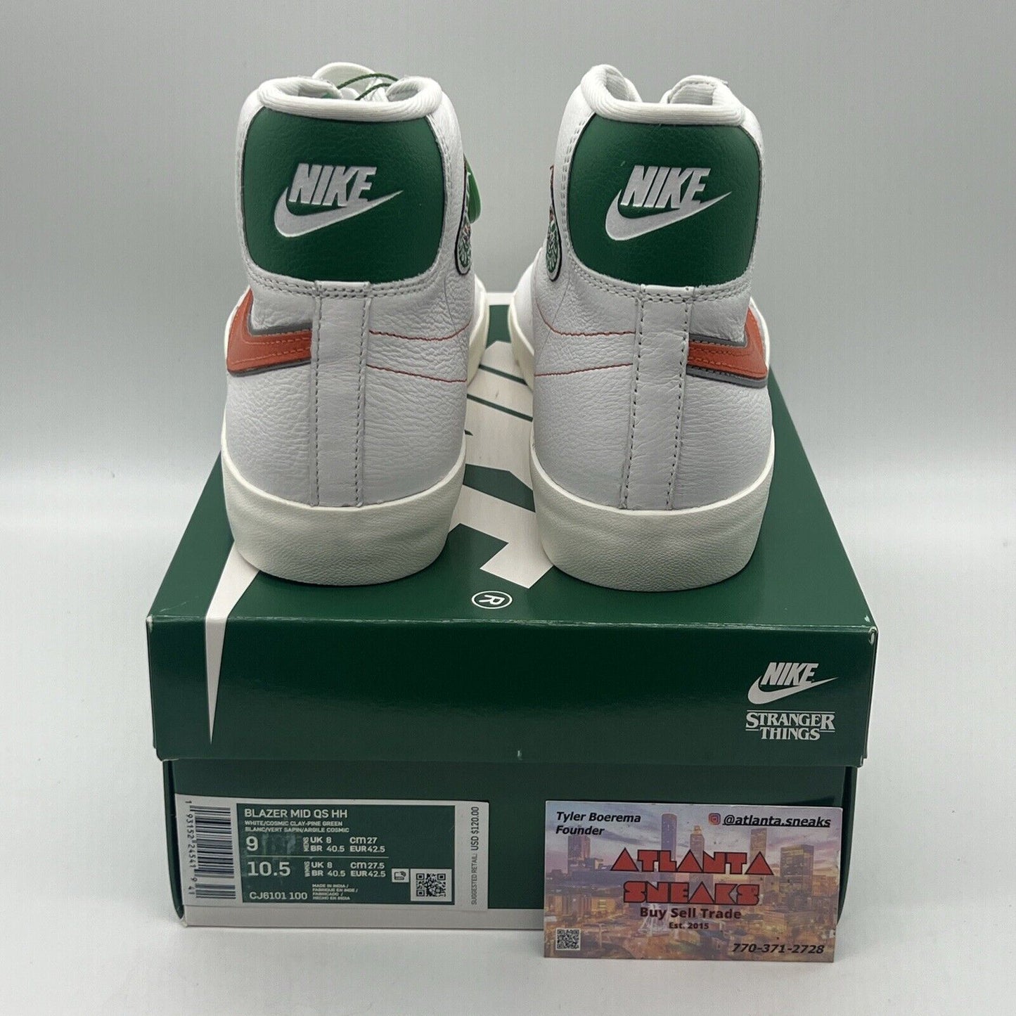 Size 9 - Nike Stranger Things x Blazer High Hawkins Brand New Og All Ds Sneakers