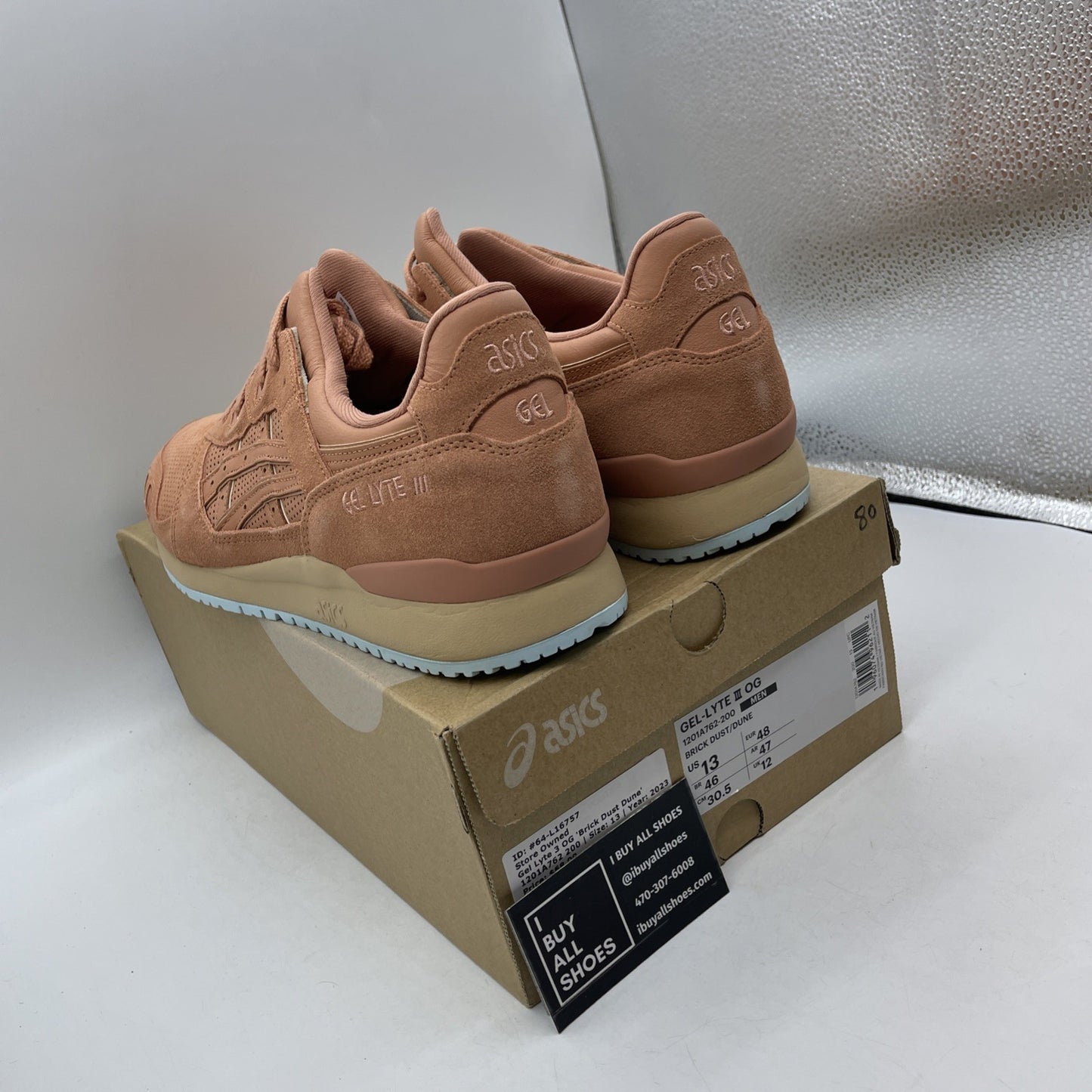 Size 13 - ASICS Gel Lyte 3 OG Brick Dust Dune (1201A762-200)