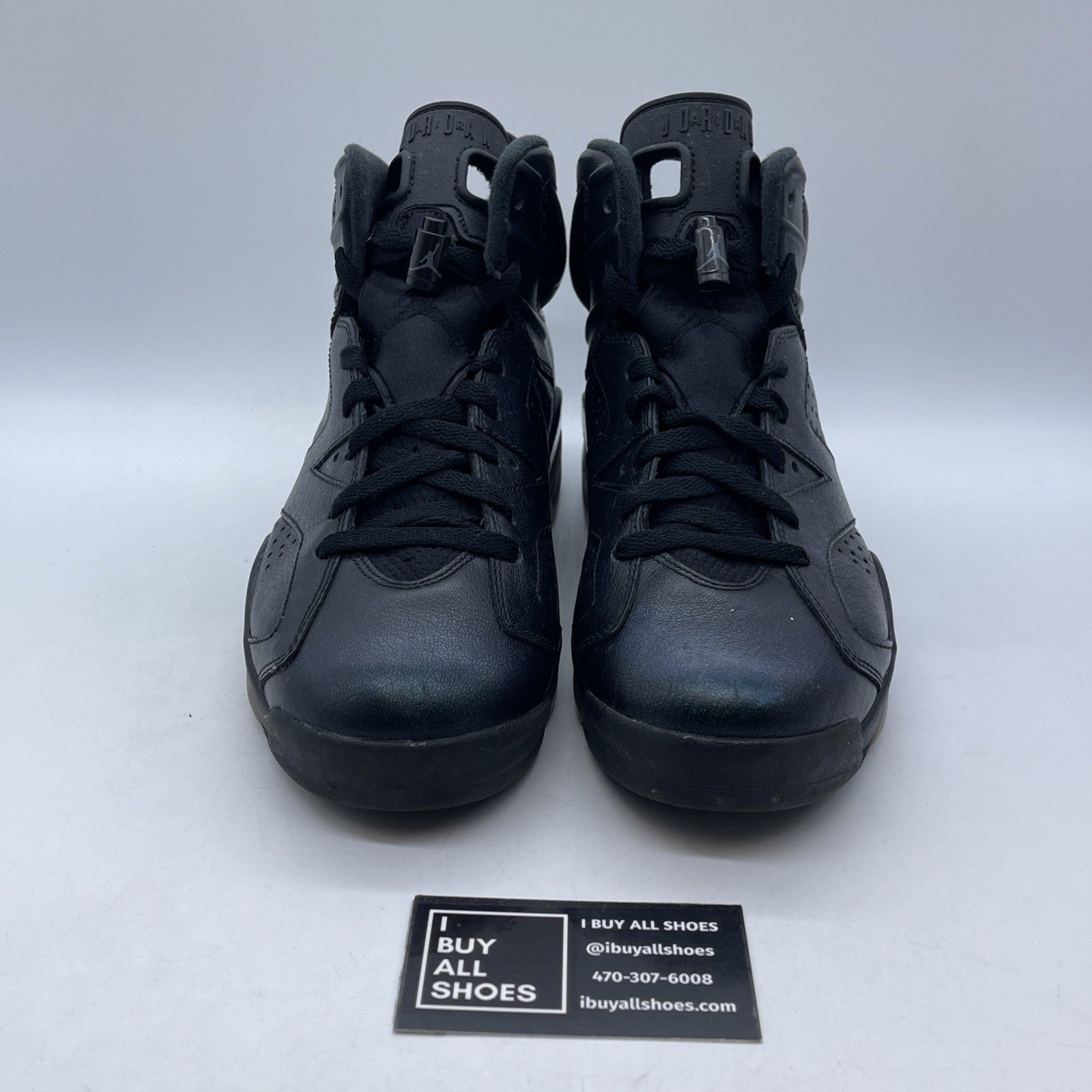 Size 9 - Air Jordan 6 Retro All Star - Chameleon Black Blue Leather (907961-015)