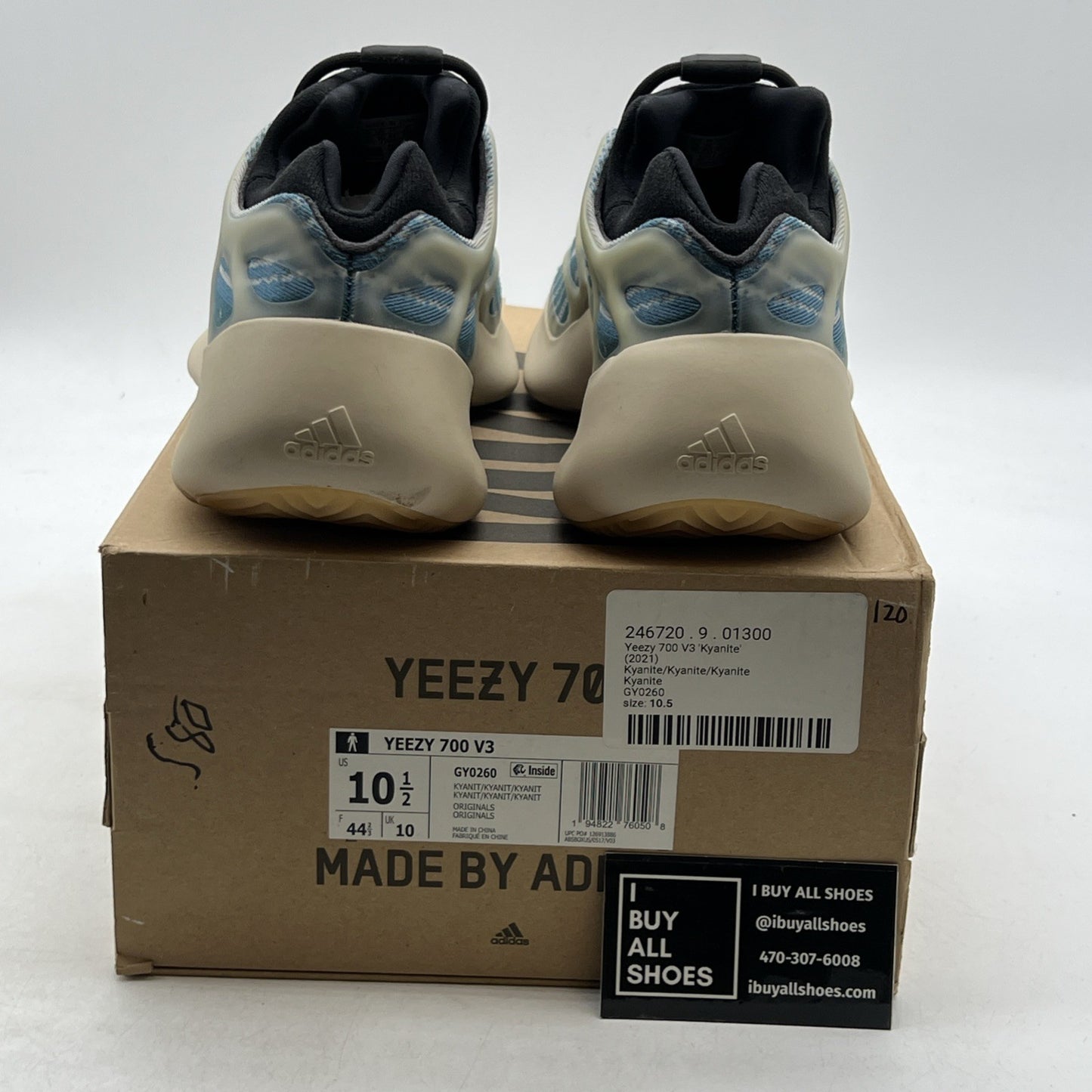 Size 10.5 - adidas Yeezy 700 V3 Kyanite (GY0260)