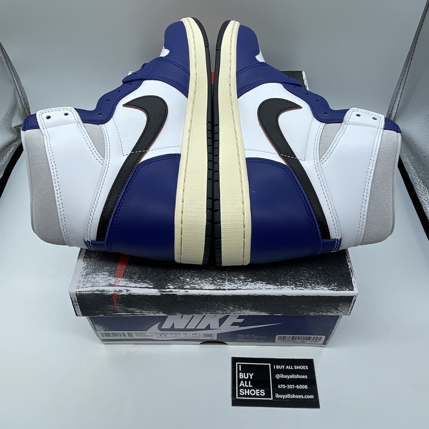 Size 11 - Air Jordan 1 Retro OG High Rare Air Deep Royal Blue (DZ5485-100)