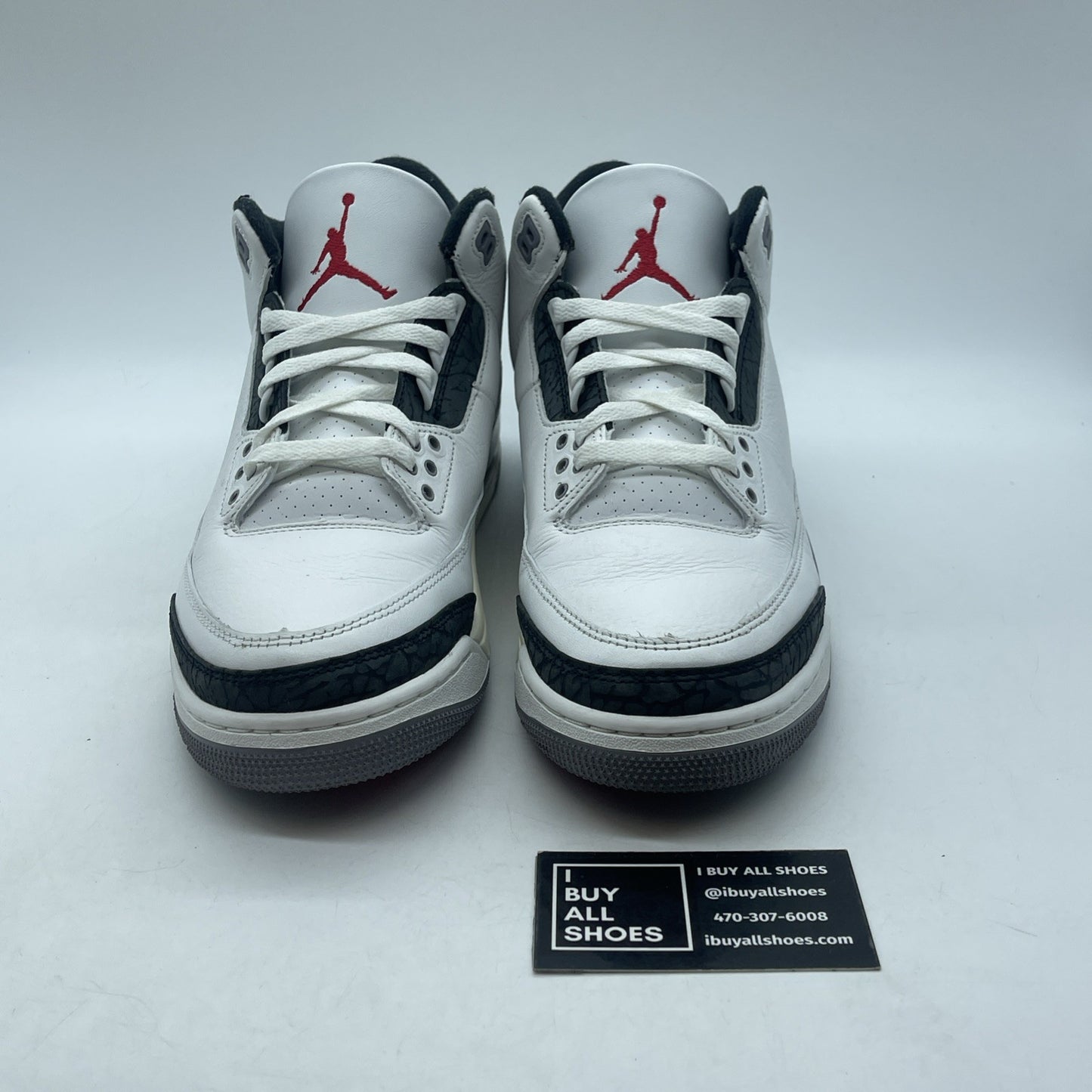 Size 10 - Air Jordan 3 Retro Cement Grey White Suede Leather (CT8532-106)