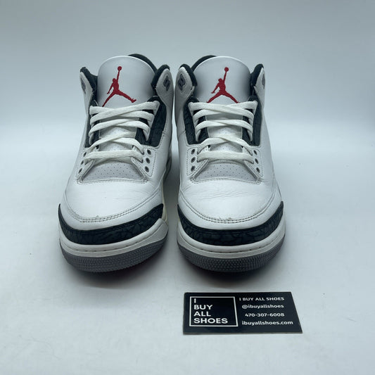 Size 10 - Air Jordan 3 Retro Cement Grey White Suede Leather (CT8532-106)